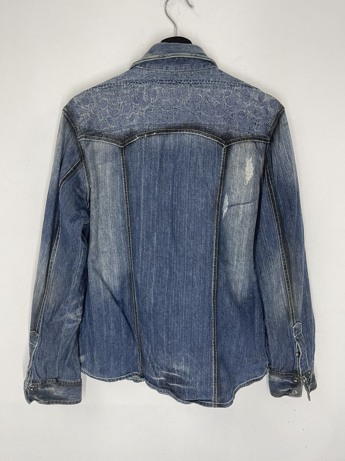 In The Attic RARE🔥 BLUE INDIGO IN THE ATTIC RANCHWEAR WESTERN Size US M / EU 48-50 / 2 - 3 Thumbnail