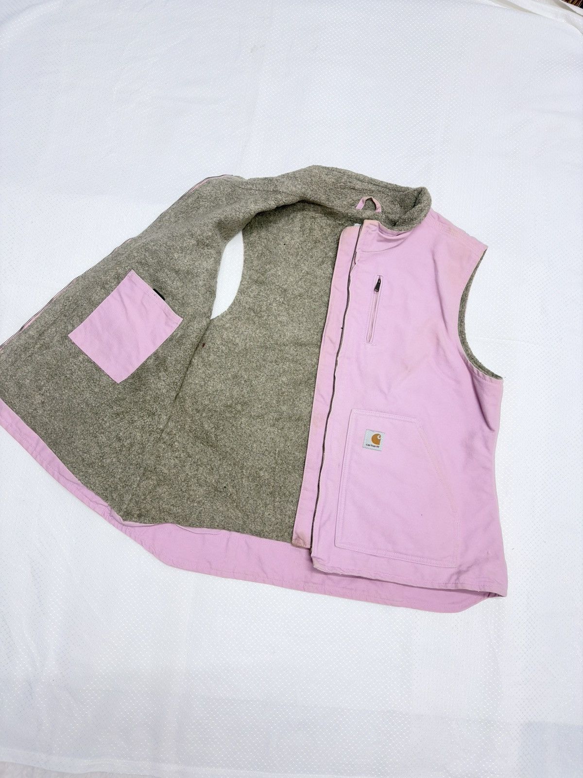 Carhartt Vintage Carhartt Sandstone Sherpa-Lined Vest - Size XL / US 12-14 / IT 48-50 - 1 Thumbnail