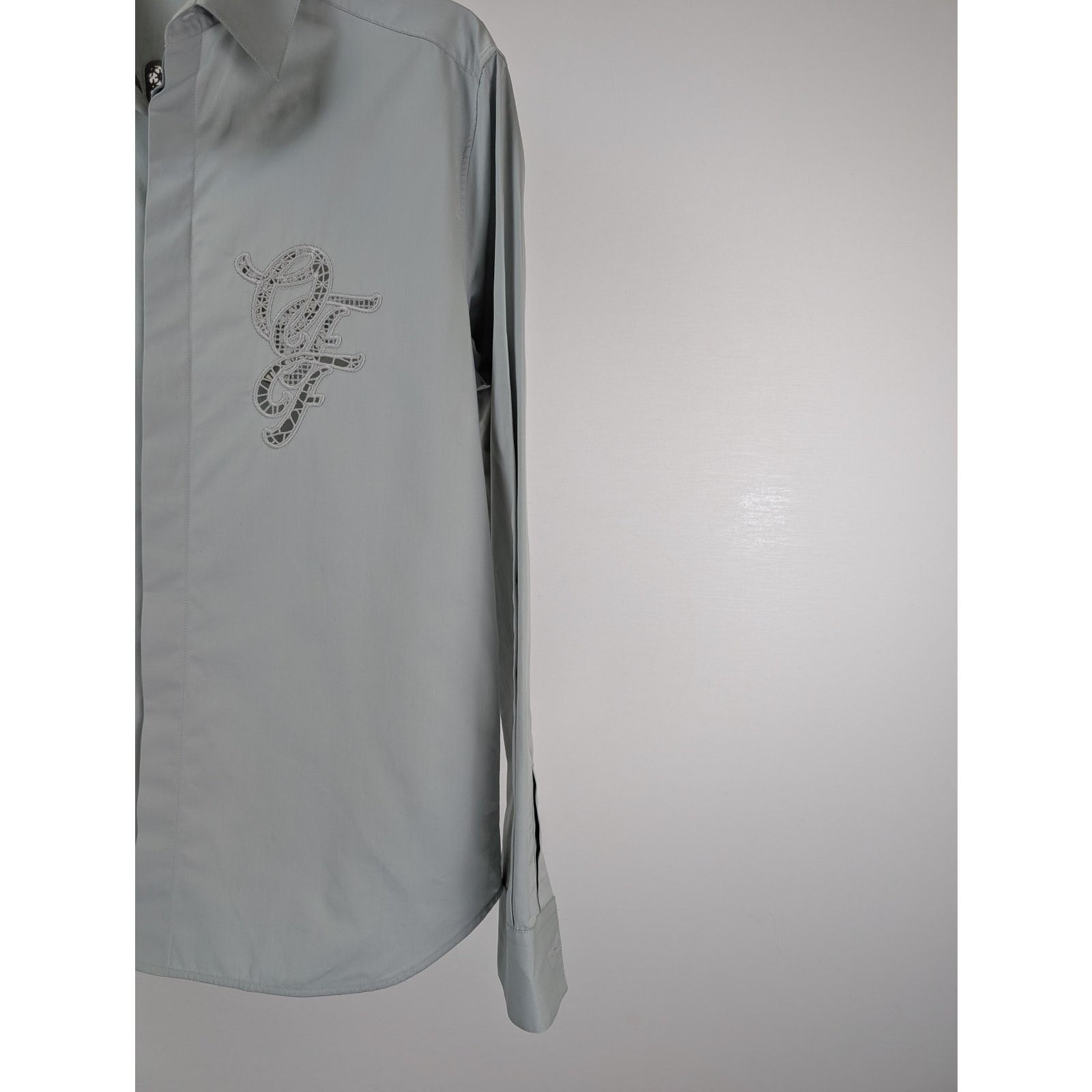 Off-White o1rshd1 Natlover Lace Heavycot Artic Button up Shirt Size US M / EU 48-50 / 2 - 4 Thumbnail