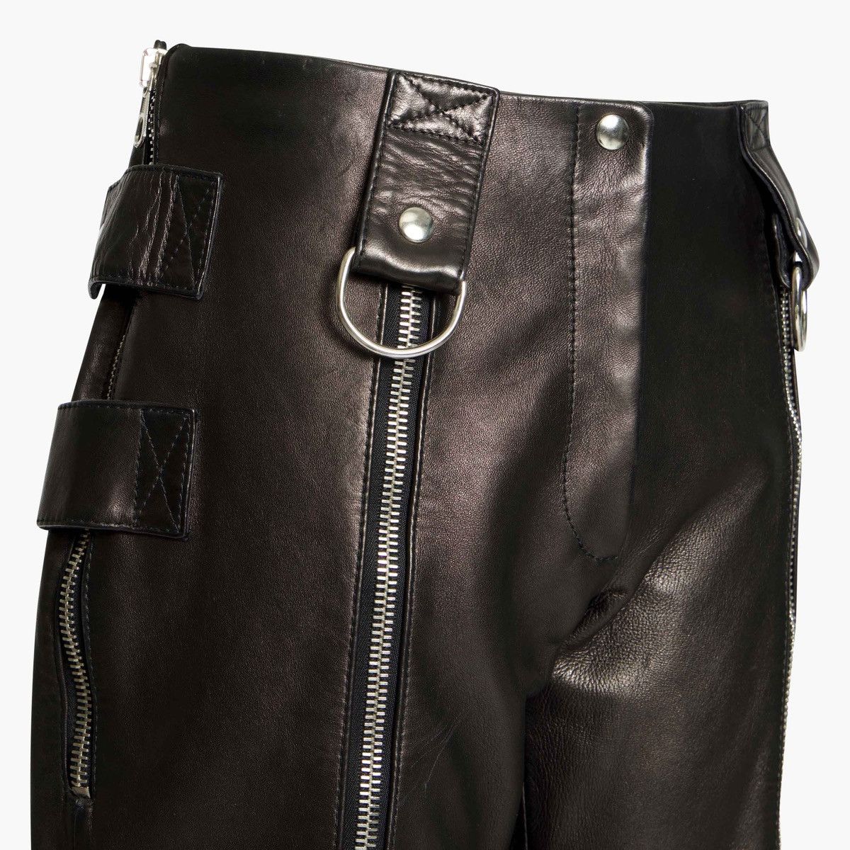 Dolce & Gabbana SS 2000 BONDAGE LEATHER CAPRI Size 28" / US 6 / IT 42 - 8 Thumbnail