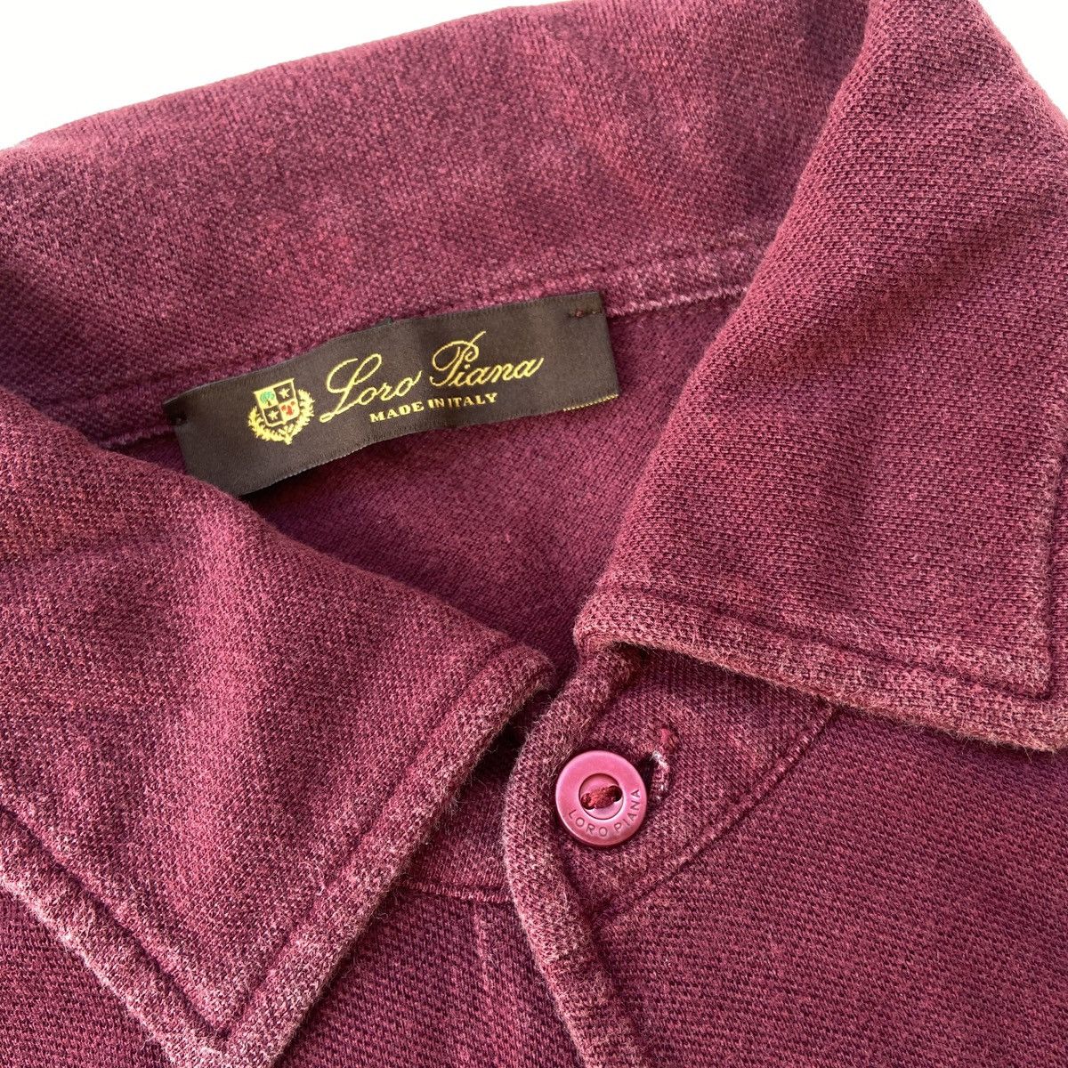 Loro Piana Loro Piana Long Sleeve Polo Size US S / EU 44-46 / 1 - 4 Thumbnail