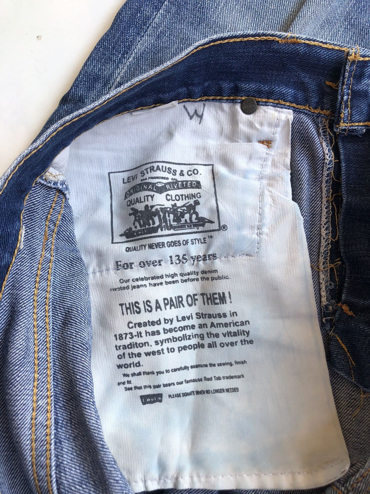 Levi's Vintage Levi’s San Francisco CAL Distressed Jeans Size US 36 / EU 52 - 17 Thumbnail