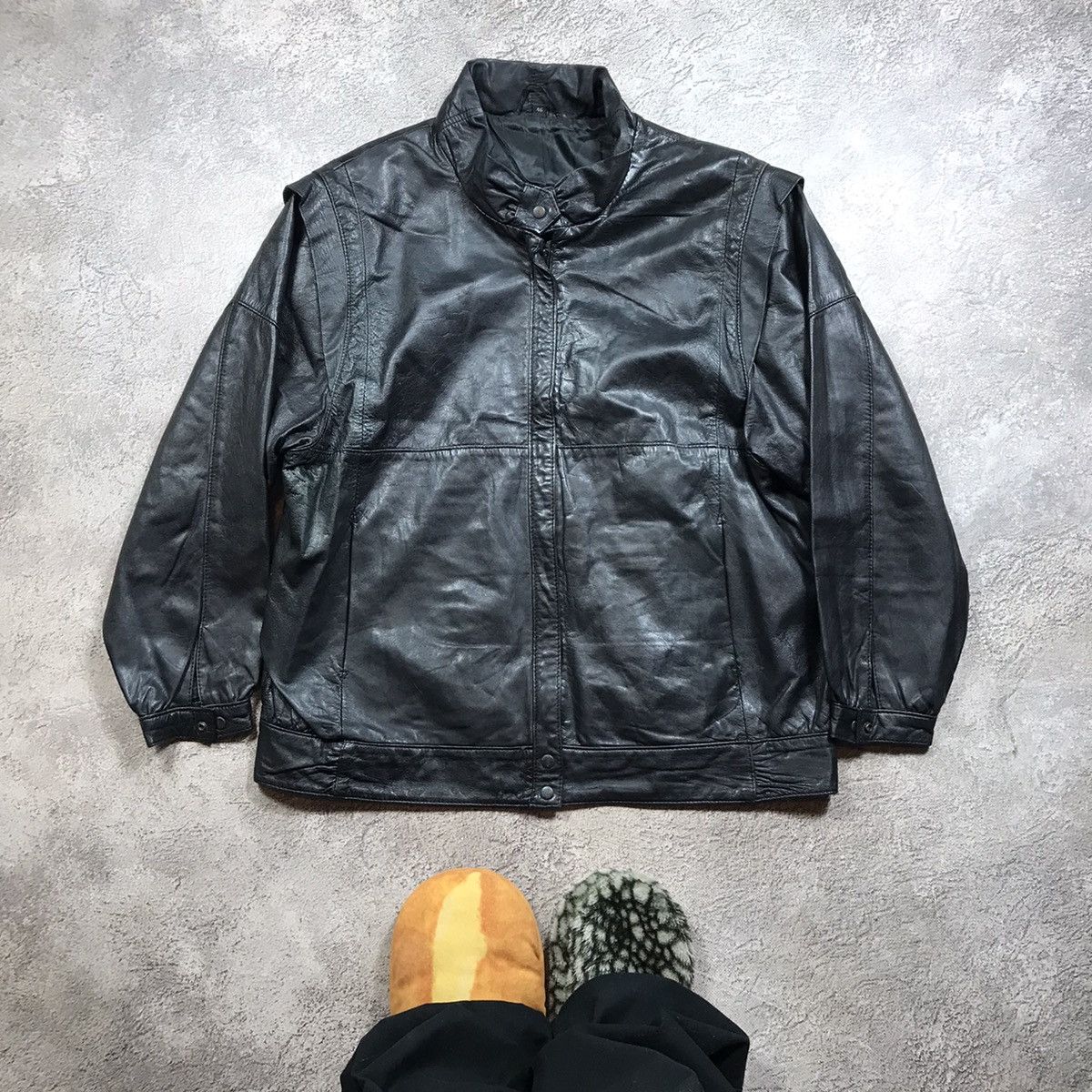 Vintage Vintage Y2K Faded Bomber Jacket Streetwear Skate Slim Boxy L Size US L / EU 52-54 / 3 - 1 Thumbnail