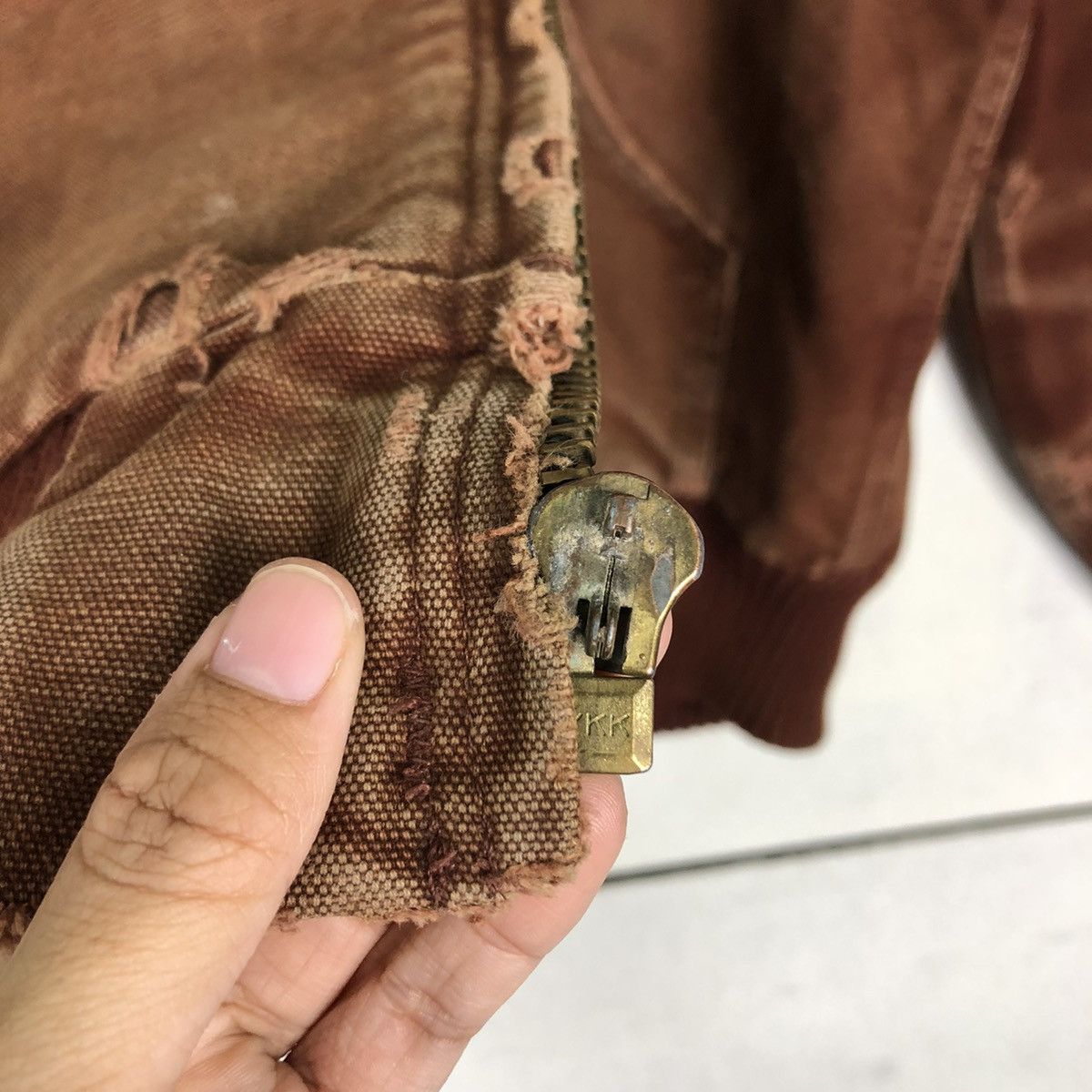 Carhartt 🔥Vtg Distressed Chore Jacket Duck Canvas Carhartt USA Size US M / EU 48-50 / 2 - 15 Thumbnail