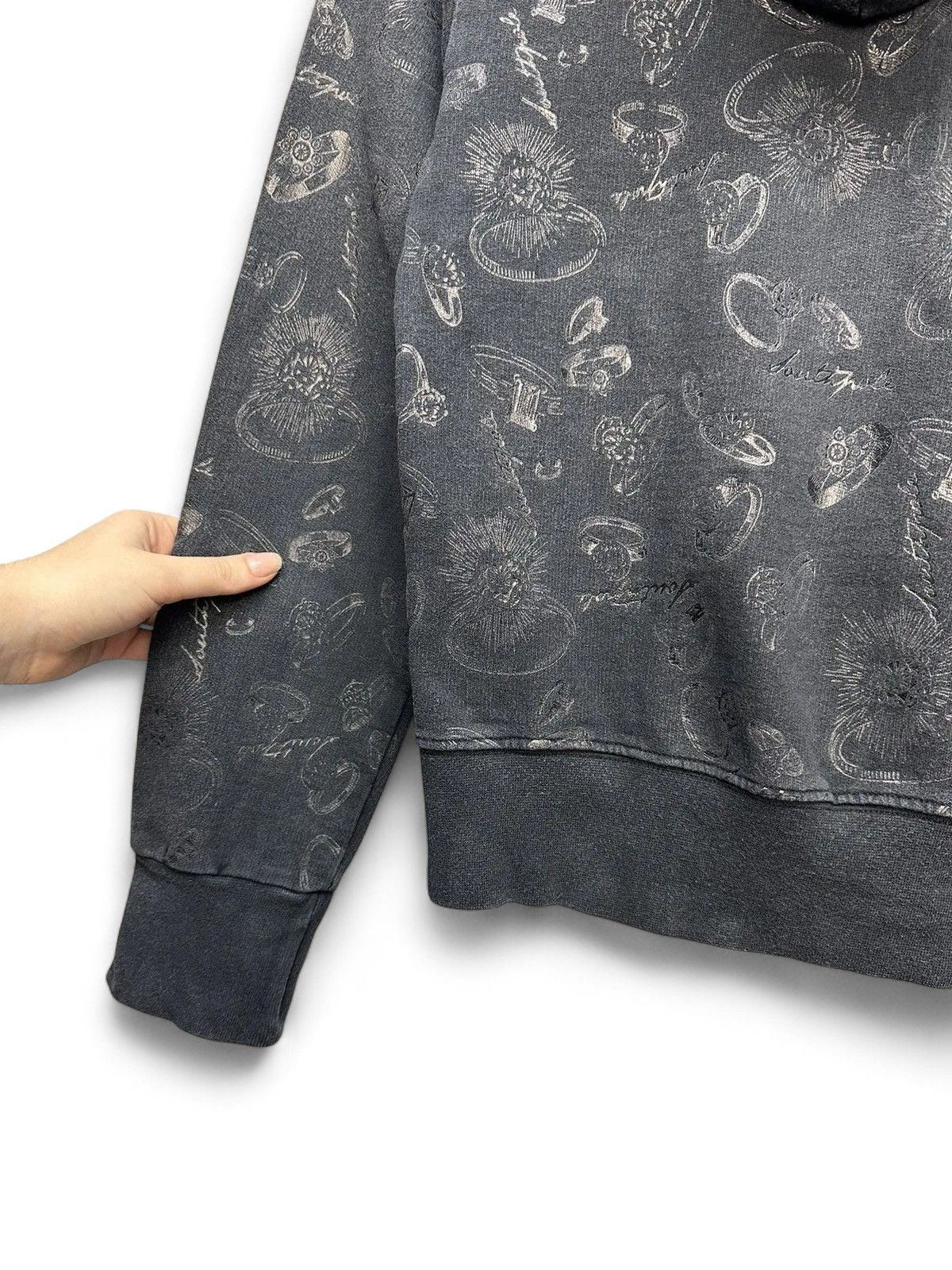 Japanese Brand Dolce&Gabbana BlackOversized Hoodie Vintage Streetwear Style Size M / US 6-8 / IT 42-44 - 14 Thumbnail