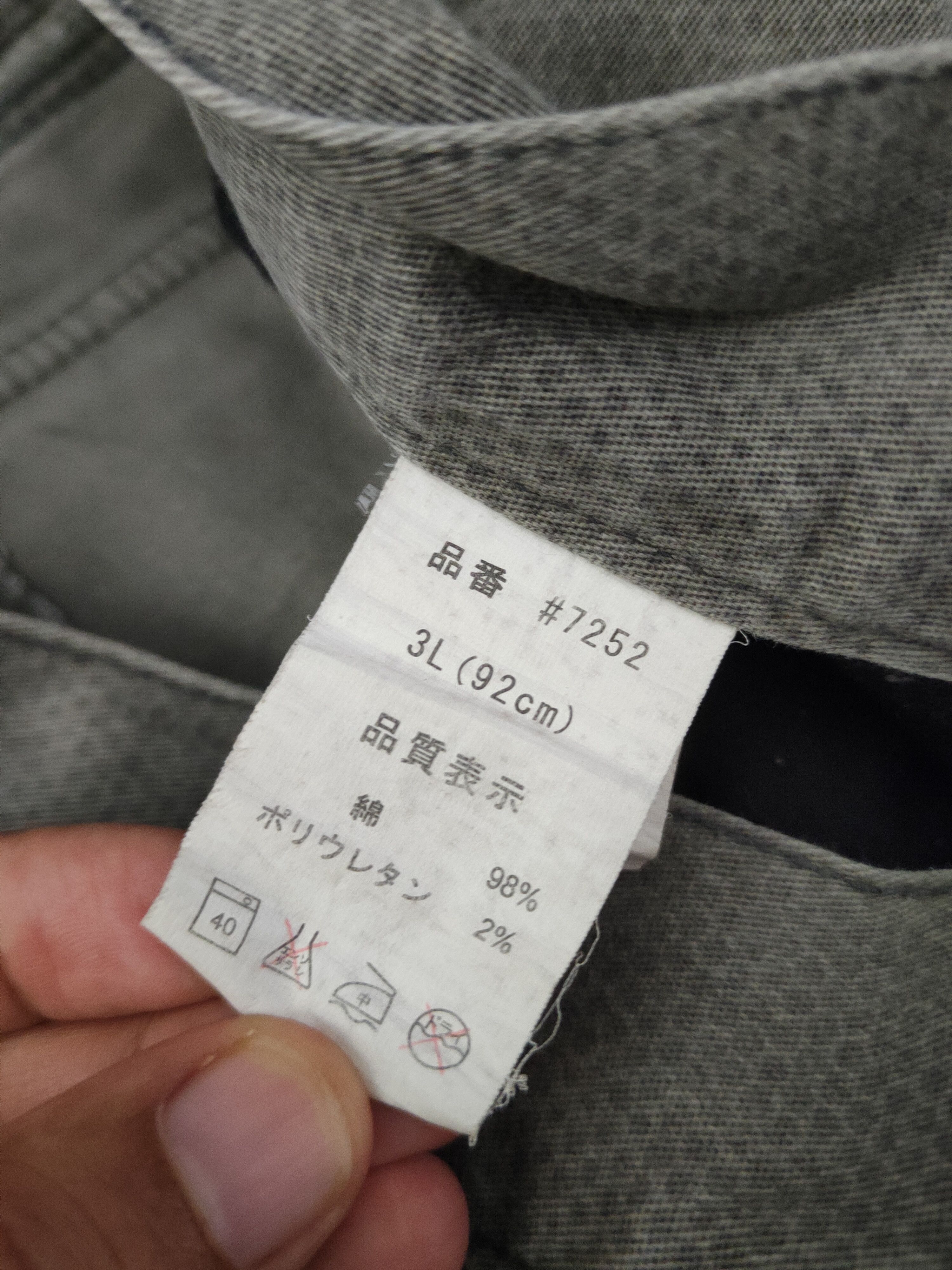 Japanese Brand IZ frontier Japan Gray Faded Multipocket Cargo Pants #495 Size US 36 / EU 52 - 13 Thumbnail
