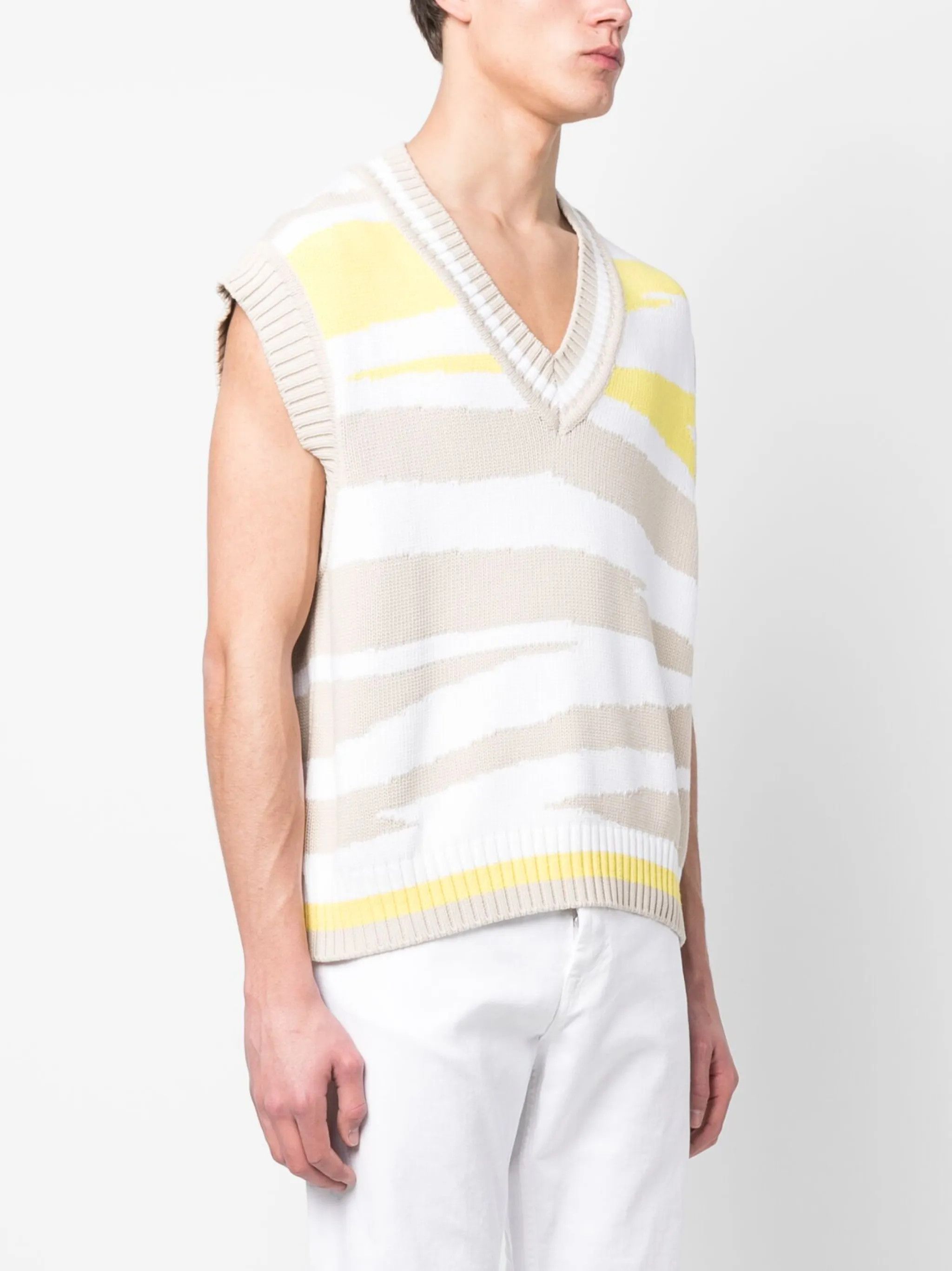 Missoni o1y0225 Sleeveless Sweater in Multicolor Size US M / EU 48-50 / 2 - 3 Thumbnail