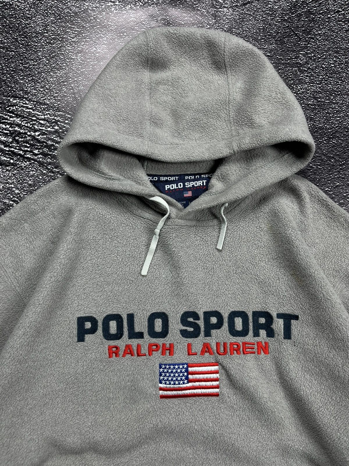Polo Ralph Lauren Rare Vintage POLO SPORT RALPH LAUREN Big Logo Fleece Hoodie Size US L / EU 52-54 / 3 - 2 Thumbnail