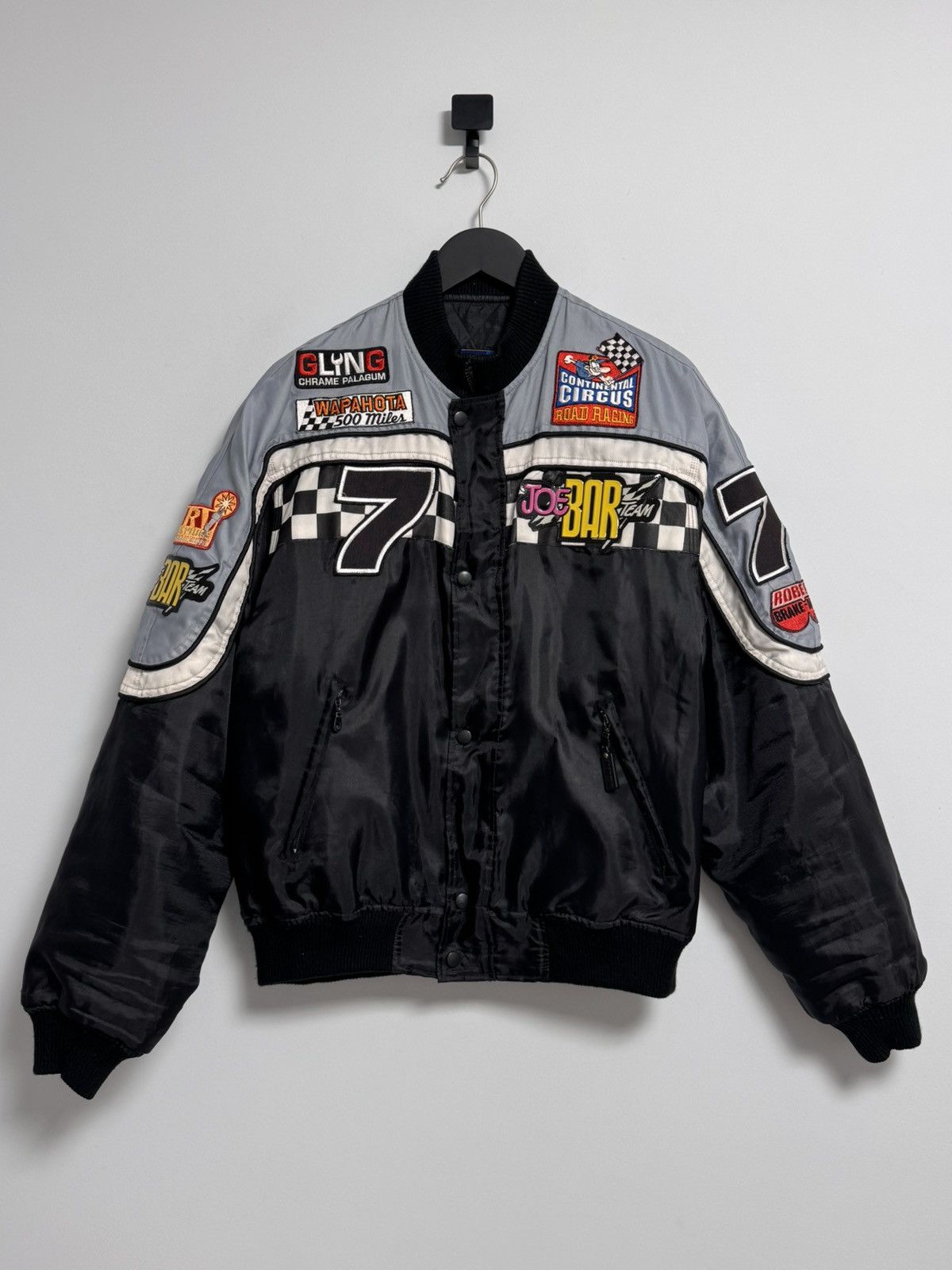 Vintage Racing Vintage Jacket Bomber Joe Bar Y2K style Size US L / EU 52-54 / 3 - 1 Thumbnail