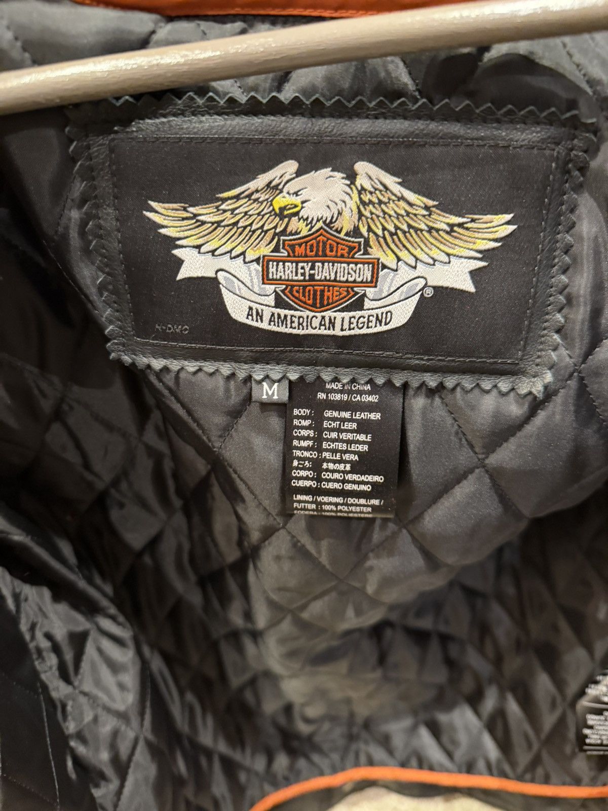 Harley Davidson HARLEY-DAVIDSON LEATHER JACKET Size US M / EU 48-50 / 2 - 2 Thumbnail