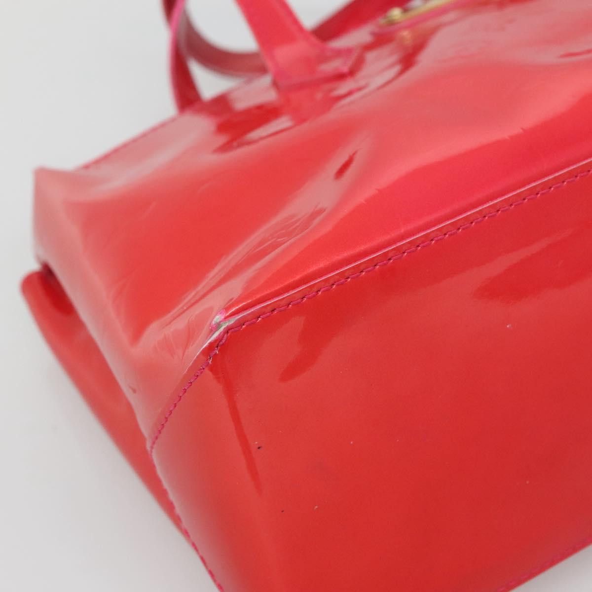 Louis Vuitton LOUIS VUITTON Vernis Wilshire Boulevard Hand Bag Rose Pop Size ONE SIZE - 11 Thumbnail