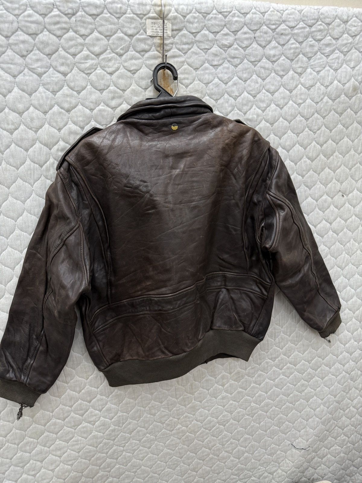 Genuine Leather 🔥🔥🔥ARCHIVE VTG A2 LEATHER FLIGHT JACKET Size US M / EU 48-50 / 2 - 6 Thumbnail