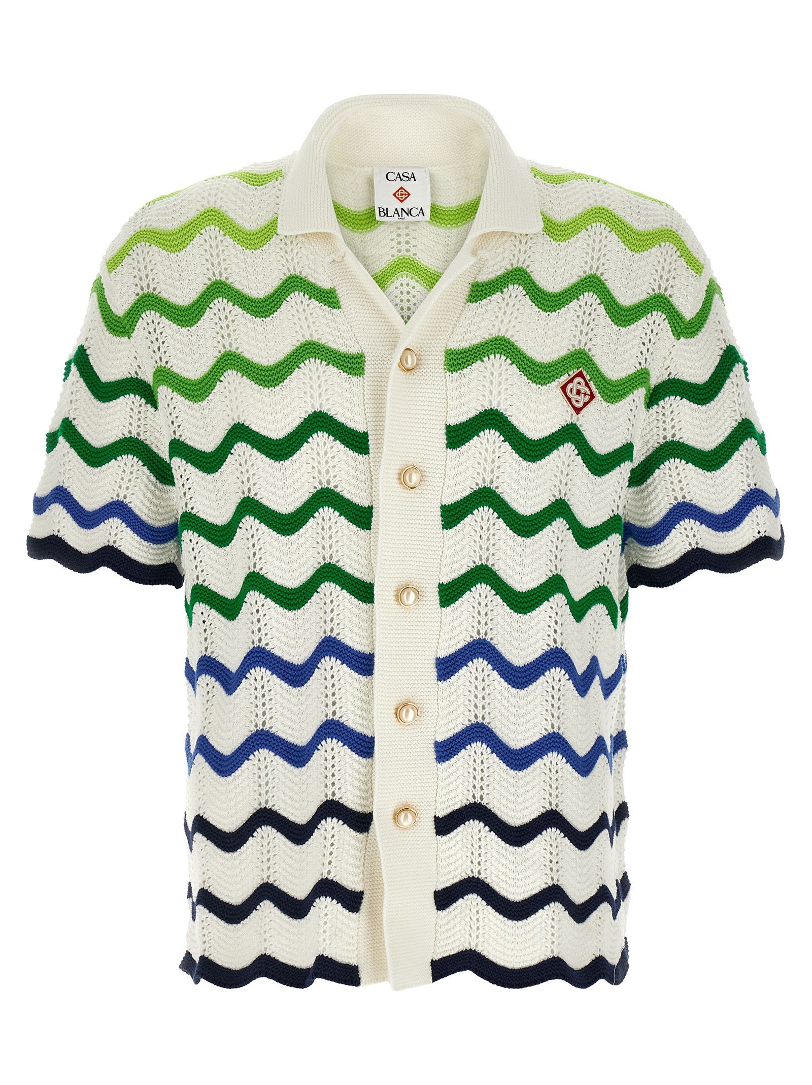 Casablanca 'Gradient Wave' Shirt Size US M / EU 48-50 / 2 - 1 Thumbnail