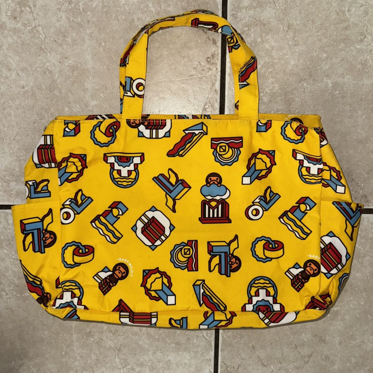 Bape Bape X Baby Milo Yellow Tote Bag Size ONE SIZE - 1 Thumbnail