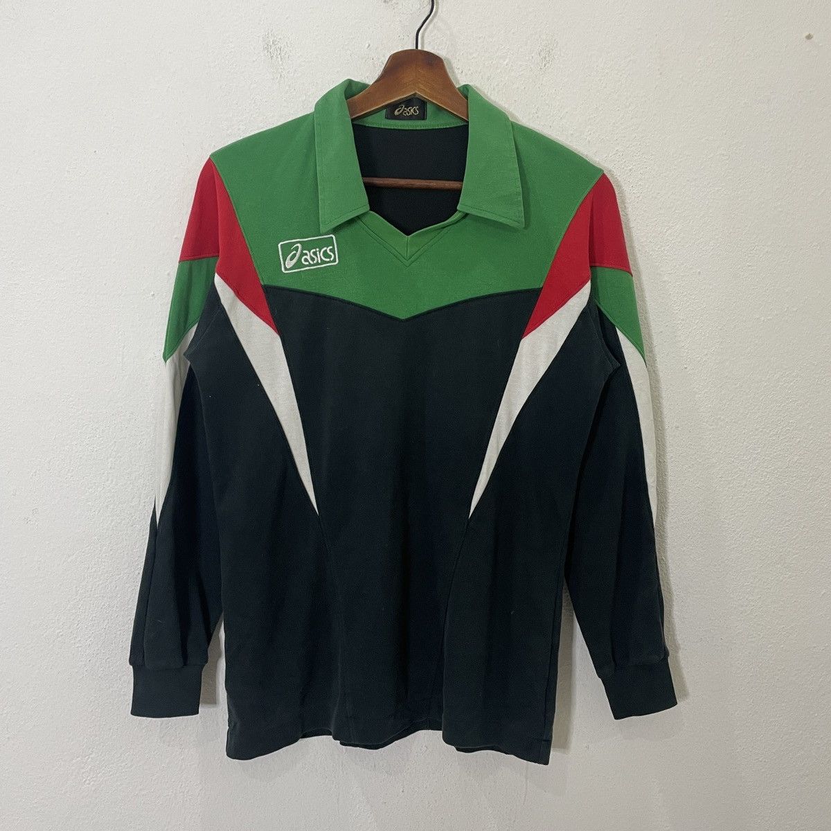 Asics × Vintage Vintage Asics Long Sleeve Tee Size US S / EU 44-46 / 1 - 1 Thumbnail