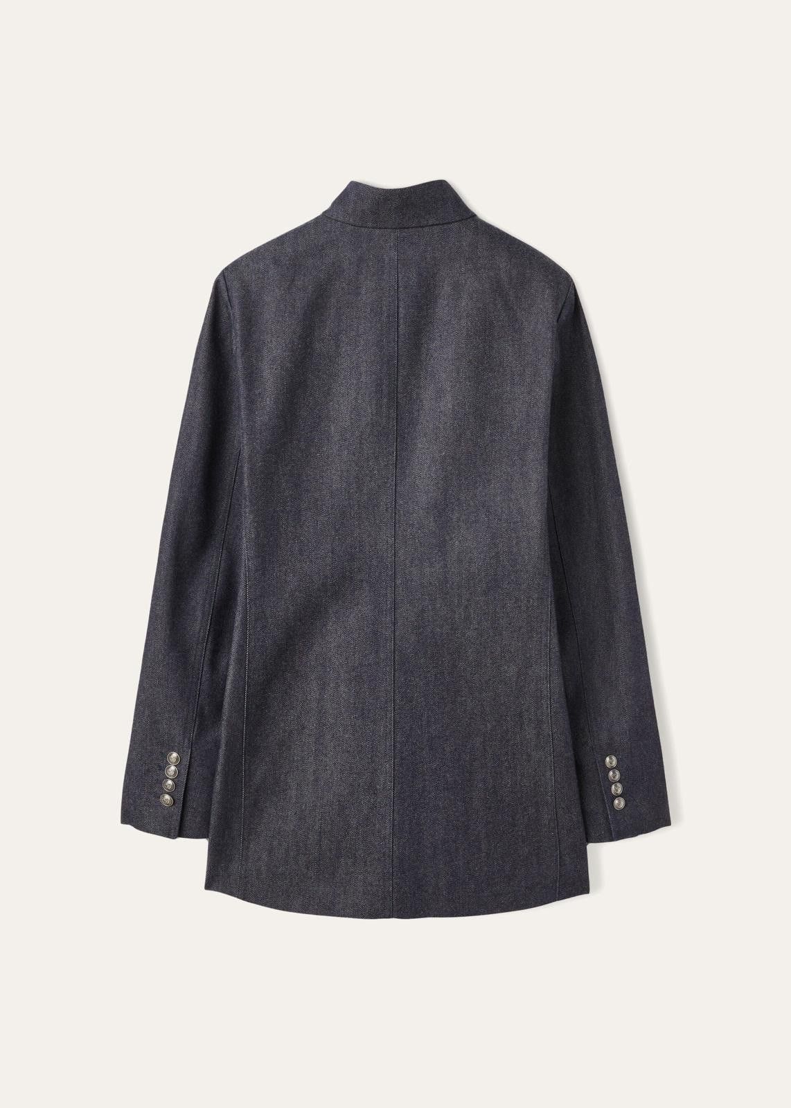 Loro Piana o1srvl11e1224 Nataniel Denim Jacket in Blue Size S / US 4 / IT 40 - 2 Thumbnail