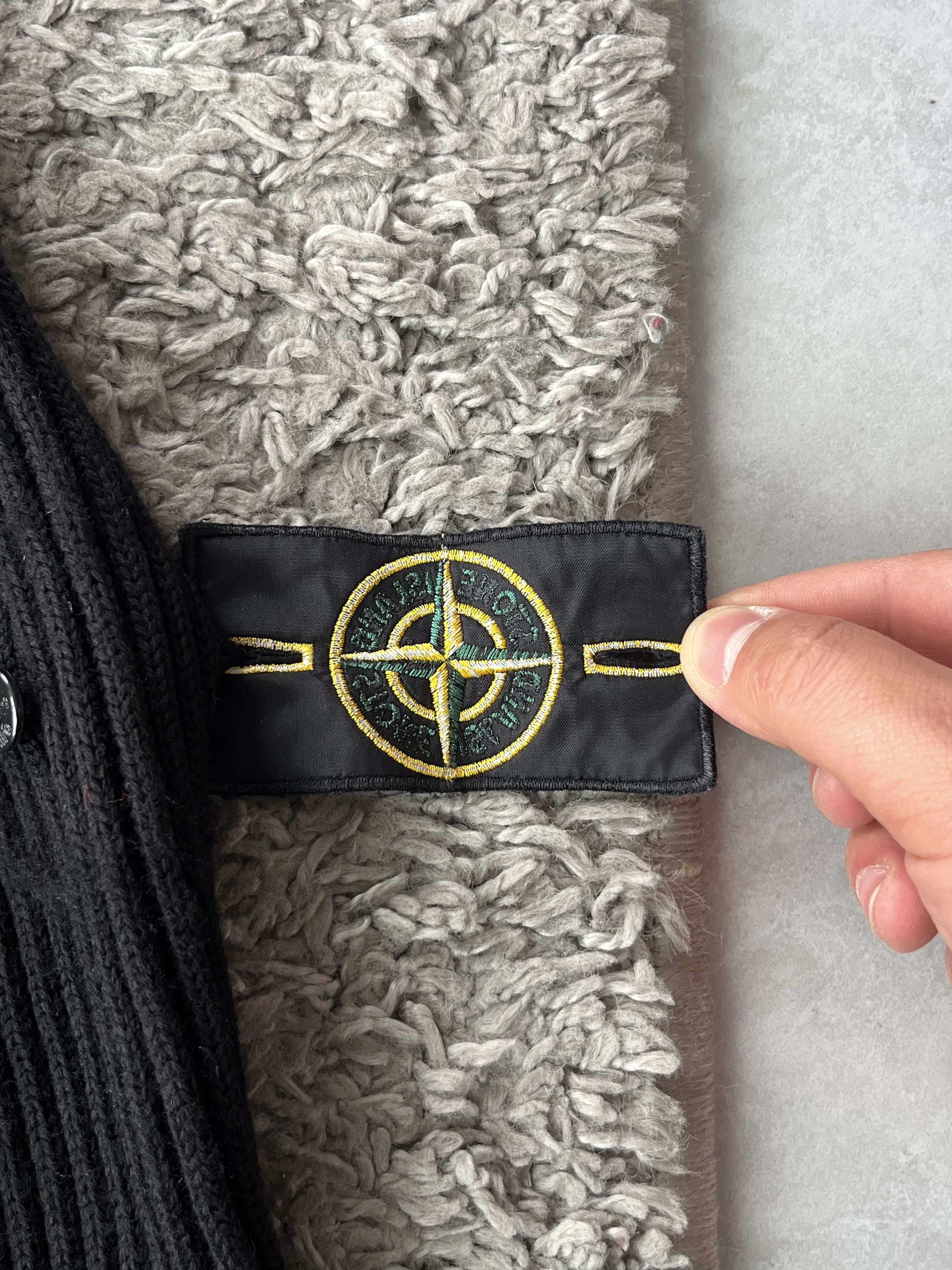 Stone Island STONE ISLAND Vintage Elastic Sweater 100% Wool MADE IN ITALY Size US S / EU 44-46 / 1 - 9 Thumbnail