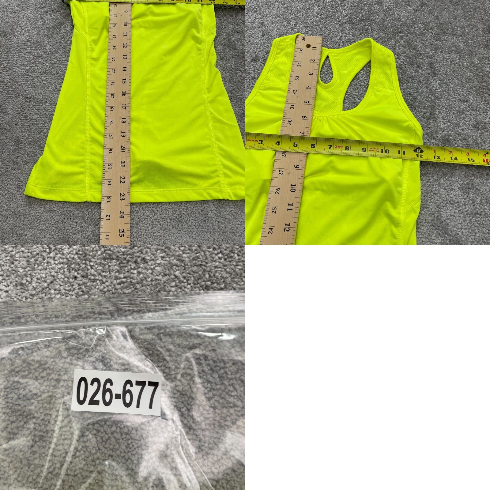 Vintage Danskin Now Dri More Sports Tank Top Womens XS Neon Yellow Racerback Activewear Size XS / US 0-2 / IT 36-38 - 8 Thumbnail