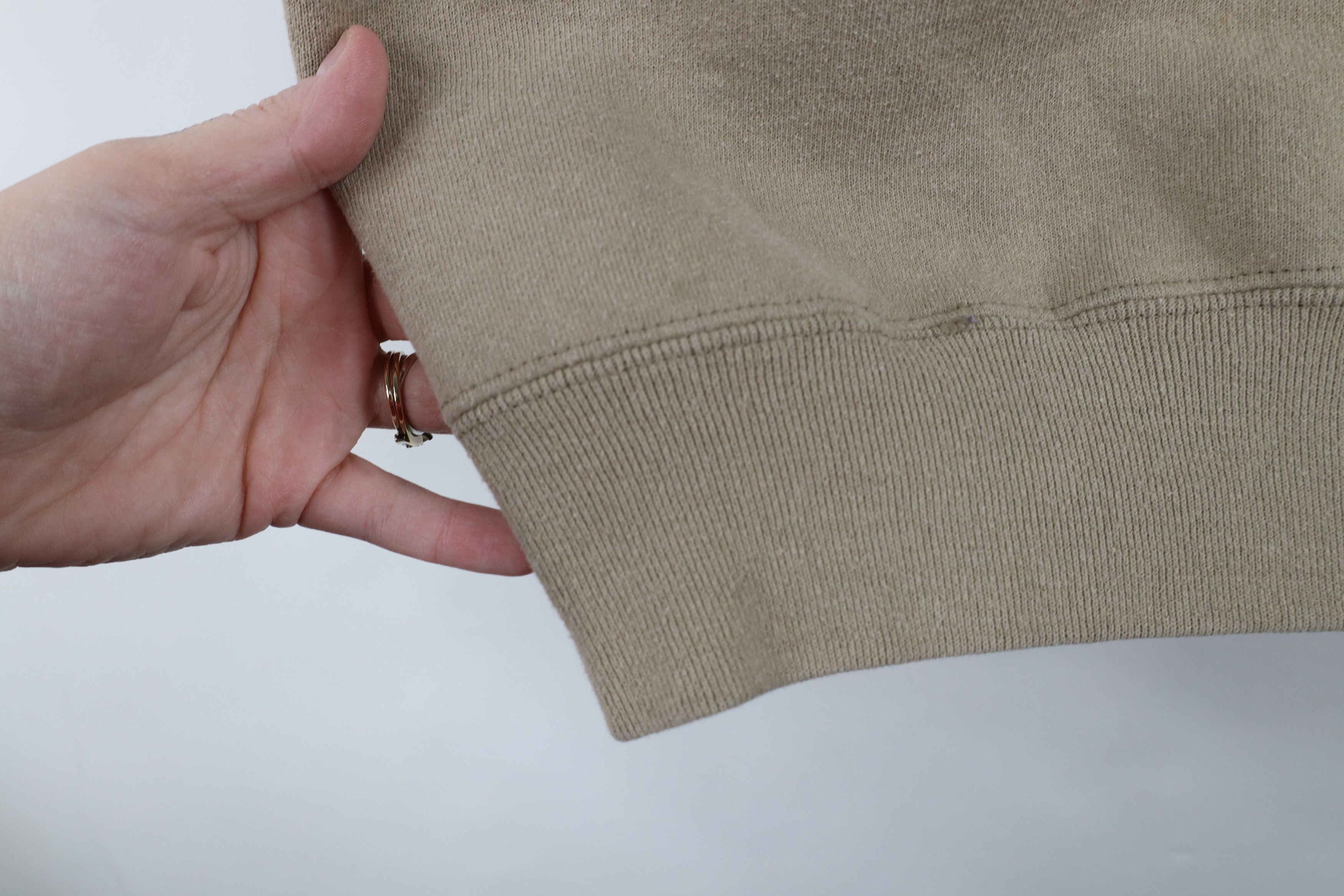 Russell Athletic × Vintage Vintage 90s Russell Athletic Blank Crewneck Sweatshirt Beige Size US XL / EU 56 / 4 - 11 Thumbnail