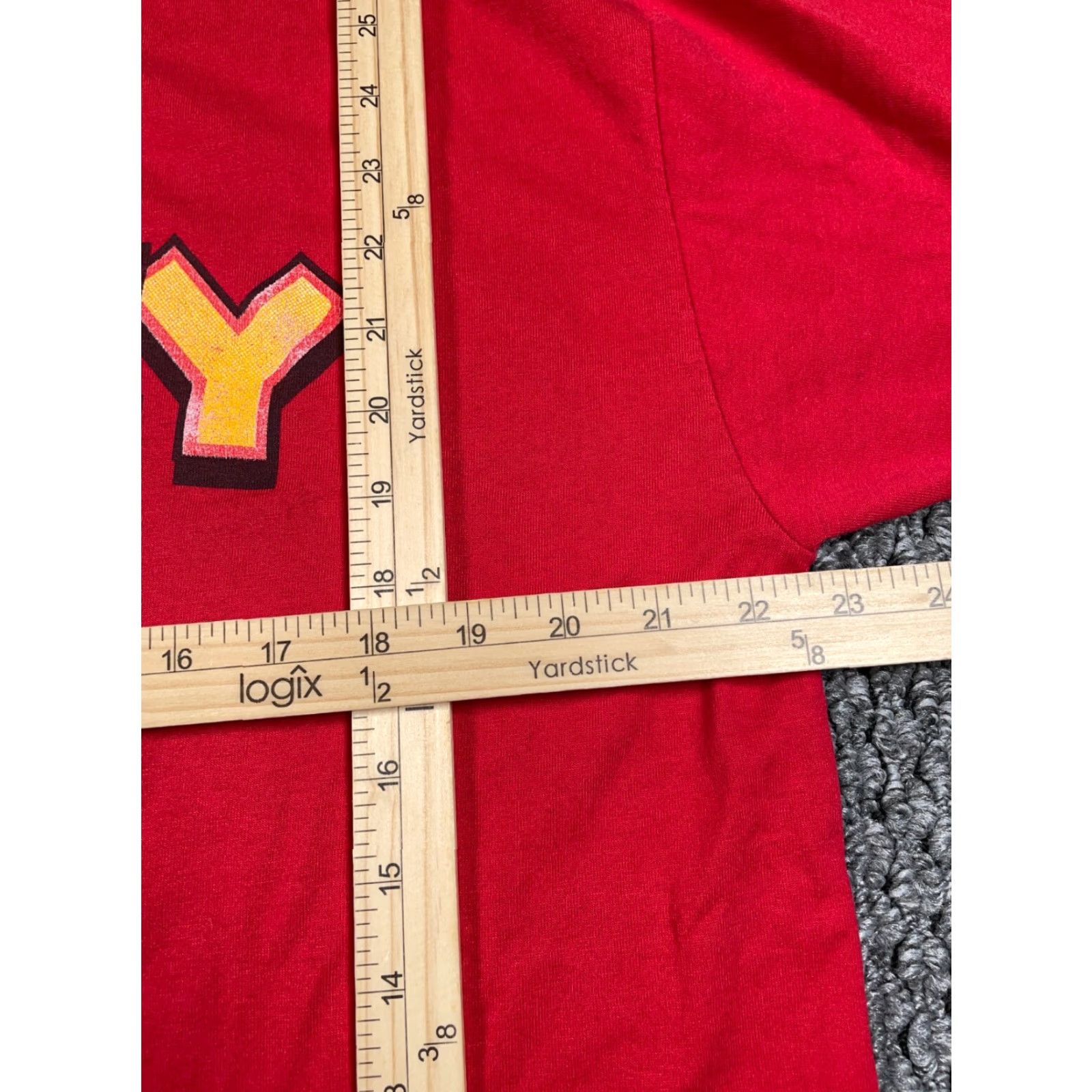Vintage VINTAGE Velva Sheen Mickey Mouse T-Shirt Adult Large (XL Tag) Red 50-50 Blend Graphic Print Short Sleeve Crew Neck Men Mens 90s Cartoon Retro Disney Size US L / EU 52-54 / 3 - 6 Thumbnail