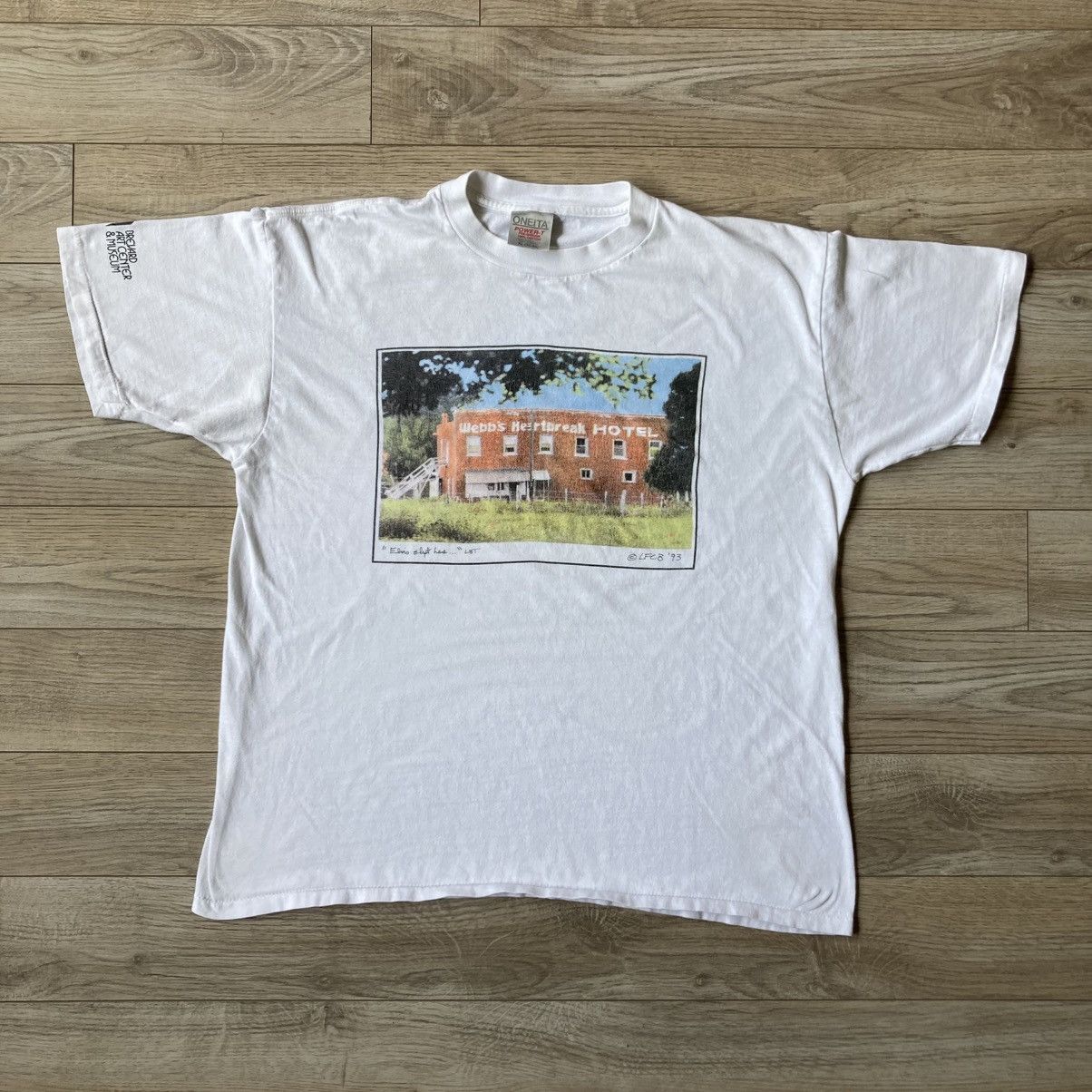 Vintage 1993 heart break hotel elvis tee Size US XL / EU 56 / 4 - 1 Thumbnail