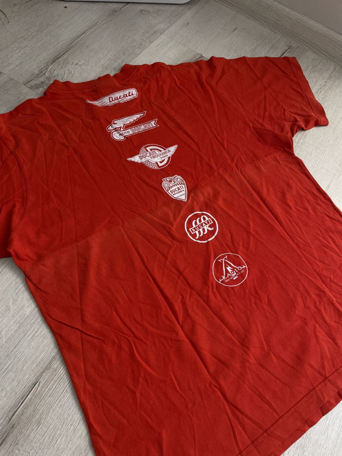 Ducati Vintage 90s Moto Ducati Performance Historic Logo Colle Tee Size US L / EU 52-54 / 3 - 9 Thumbnail