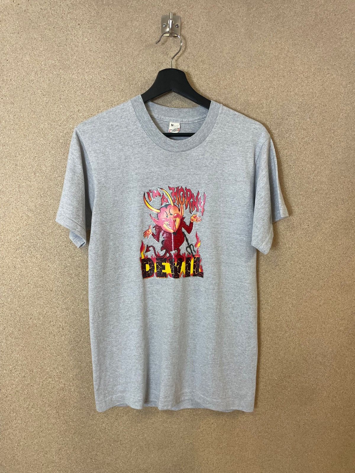 Vintage Vintage 1980s ”I’m a horny Devil” T-shirt - S Size US S / EU 44-46 / 1 - 1 Thumbnail
