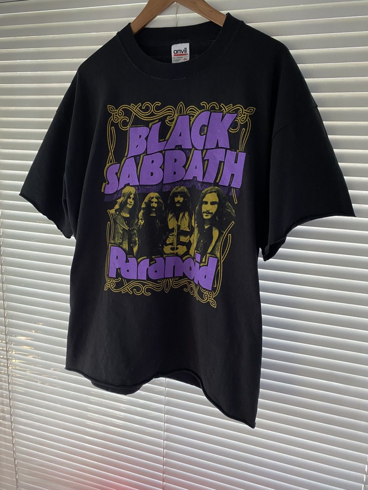 Band Tees × Vintage Black Sabbath Ozzy Osbourne Paranoid 00’s Vintage Custom Tee Size US XL / EU 56 / 4 - 1 Thumbnail