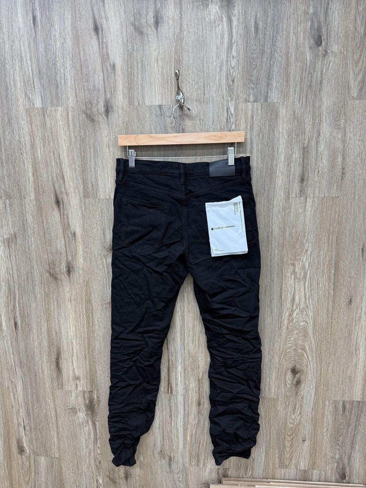 Purple Brand Purple Brand Black Denim Jeans Size US 30 / EU 46 - 6 Thumbnail