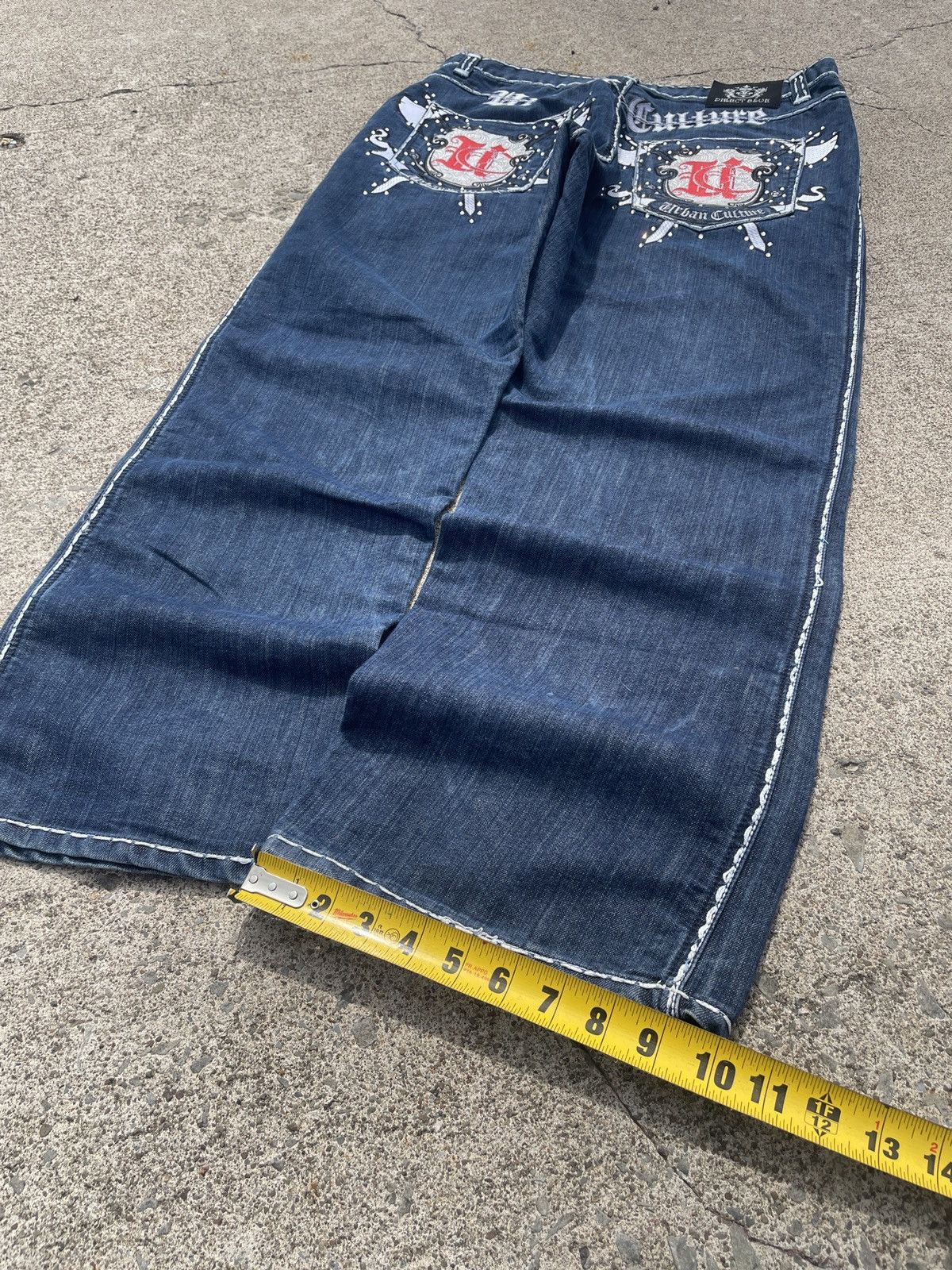 Other Urban Culture Embroidered Baggy Denim Size US 40 / EU 56 - 9 Thumbnail