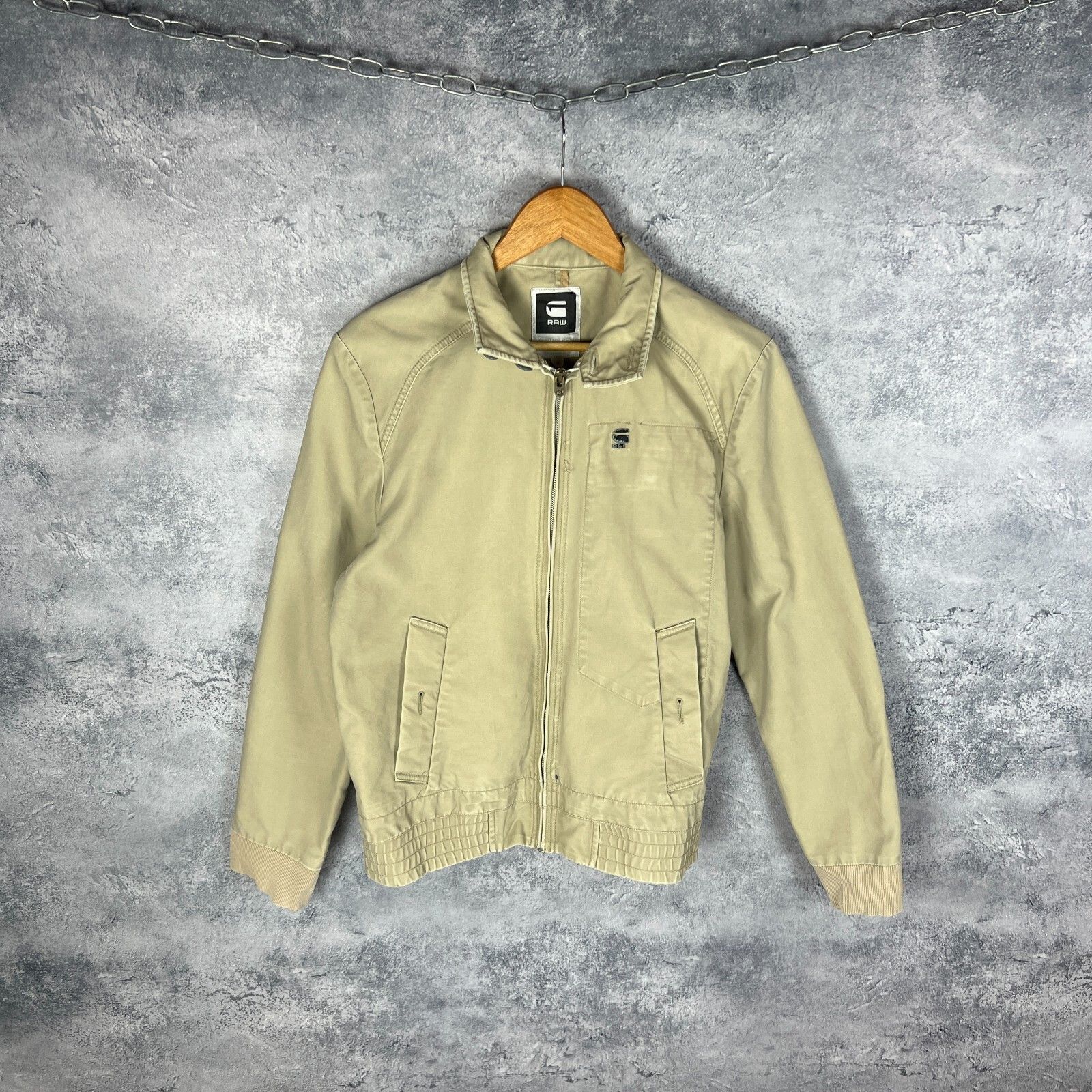 G-Star G Star Raw Jacket Men's Size M Beige Long Sleeve ` Size US M / EU 48-50 / 2 - 1 Thumbnail
