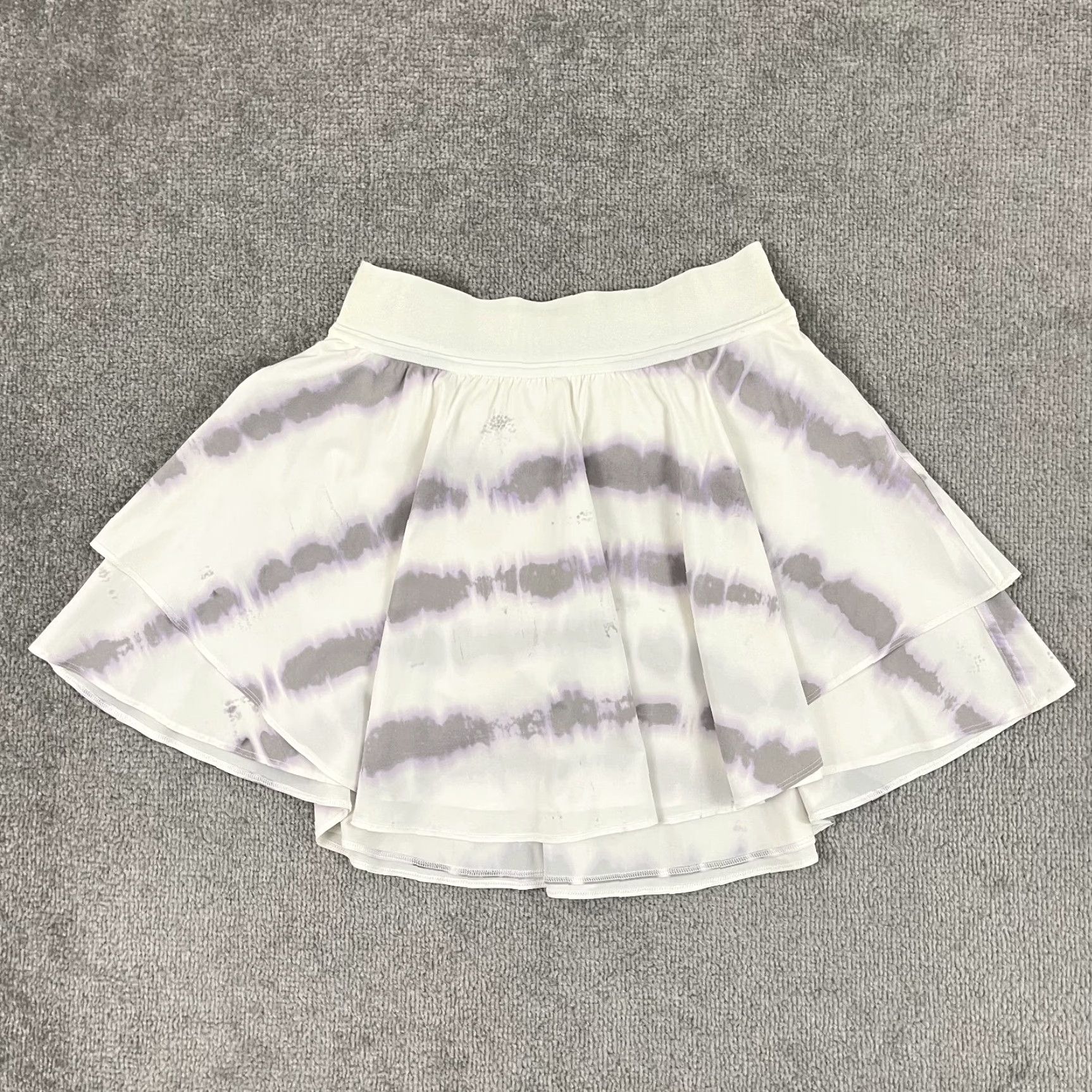 Lululemon Lululemon Court Rival Skort Skirt Womens Size 4 / 4" Lined White Tie Dye Preppy Size 27" / US 4 / IT 40 - 3 Thumbnail