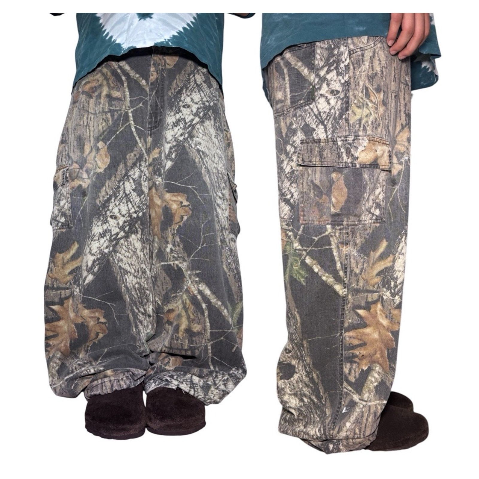 Mossy Oaks Y2k Camo BAGGY Fit Mens jeans 42x30 Wide Leg Type MOSSY OAK Size US 42 / EU 58 - 1 Thumbnail