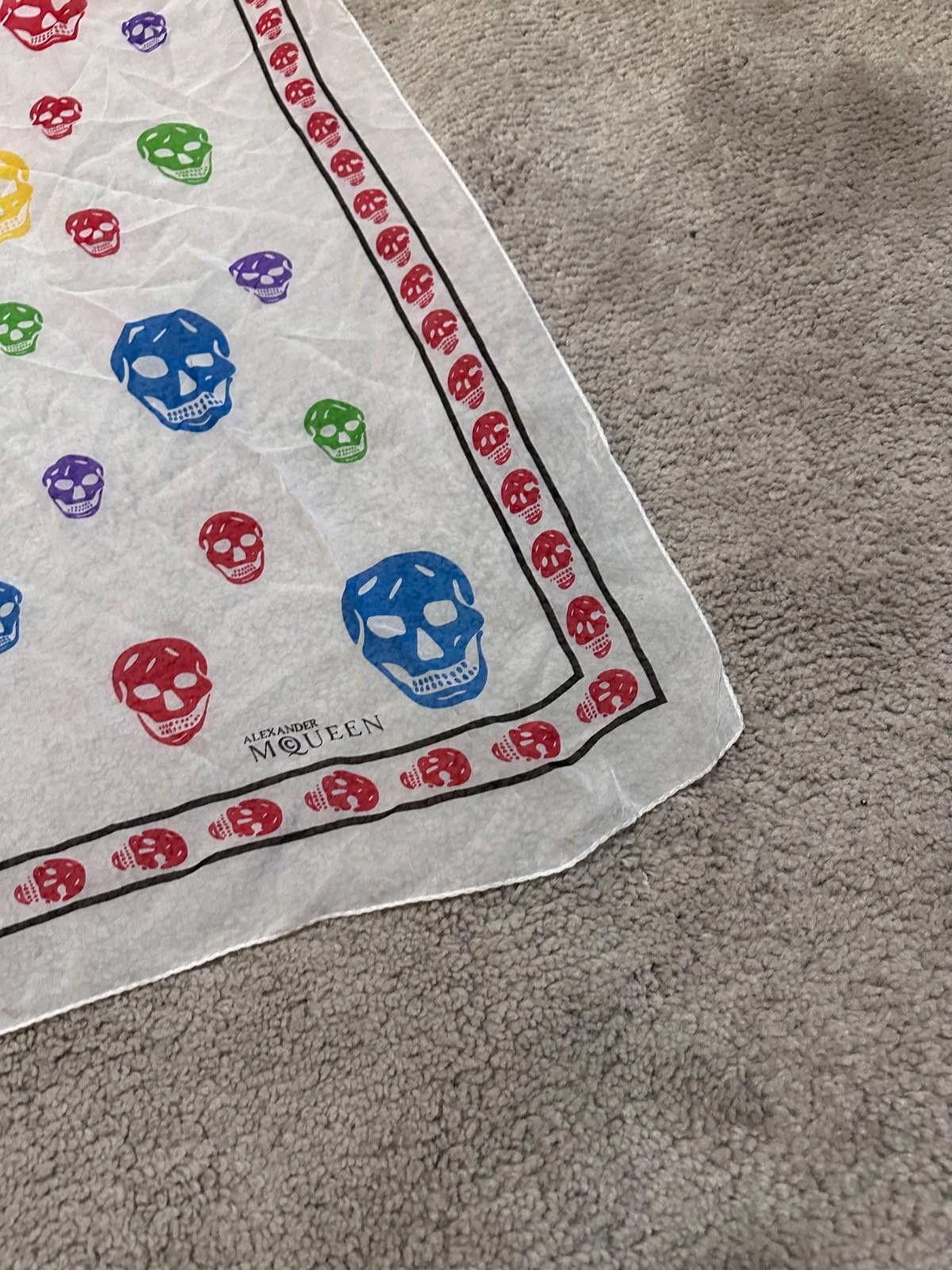 Alexander McQueen Alexander McQueen Skull Print Scarf Multicolor Size ONE SIZE - 4 Thumbnail