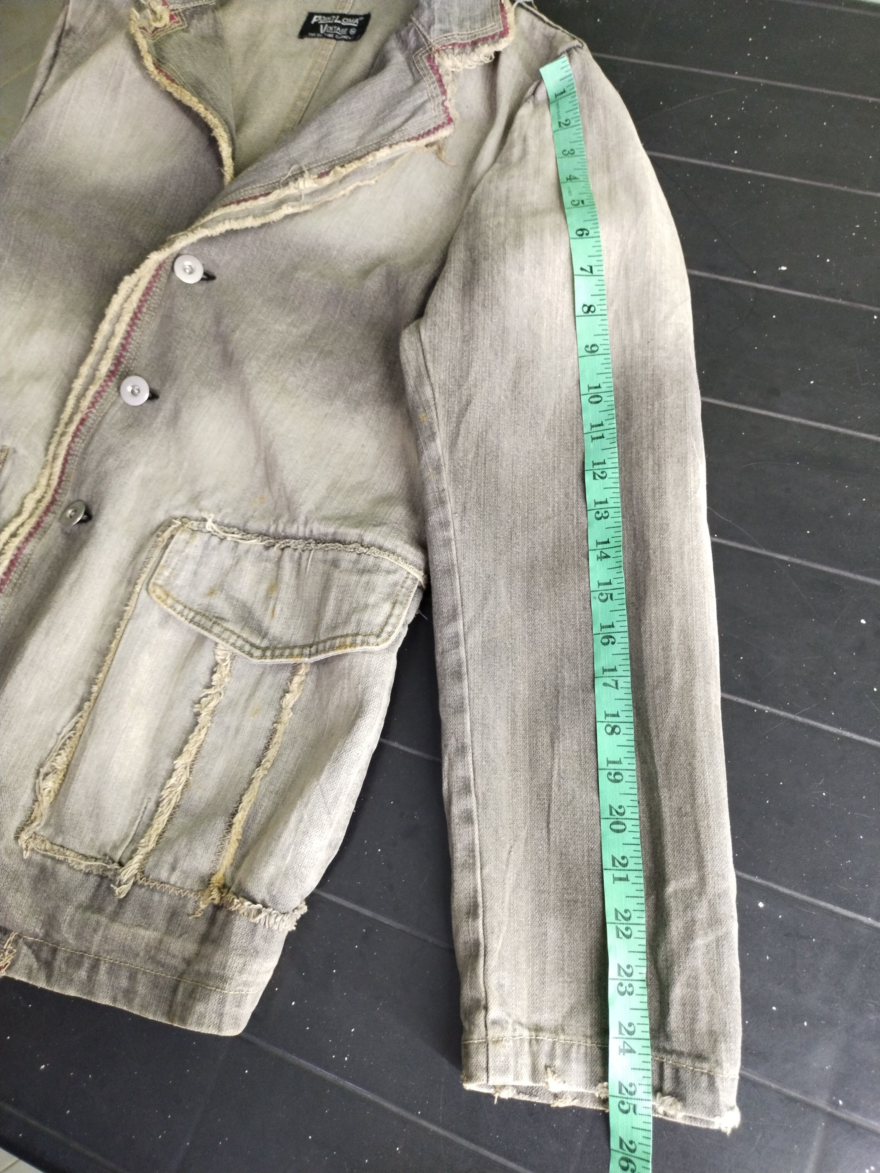 If Six Was Nine × Vintage Vintage Point Loma Denim Distressed Faded Jacket Rare Size US M / EU 48-50 / 2 - 13 Thumbnail