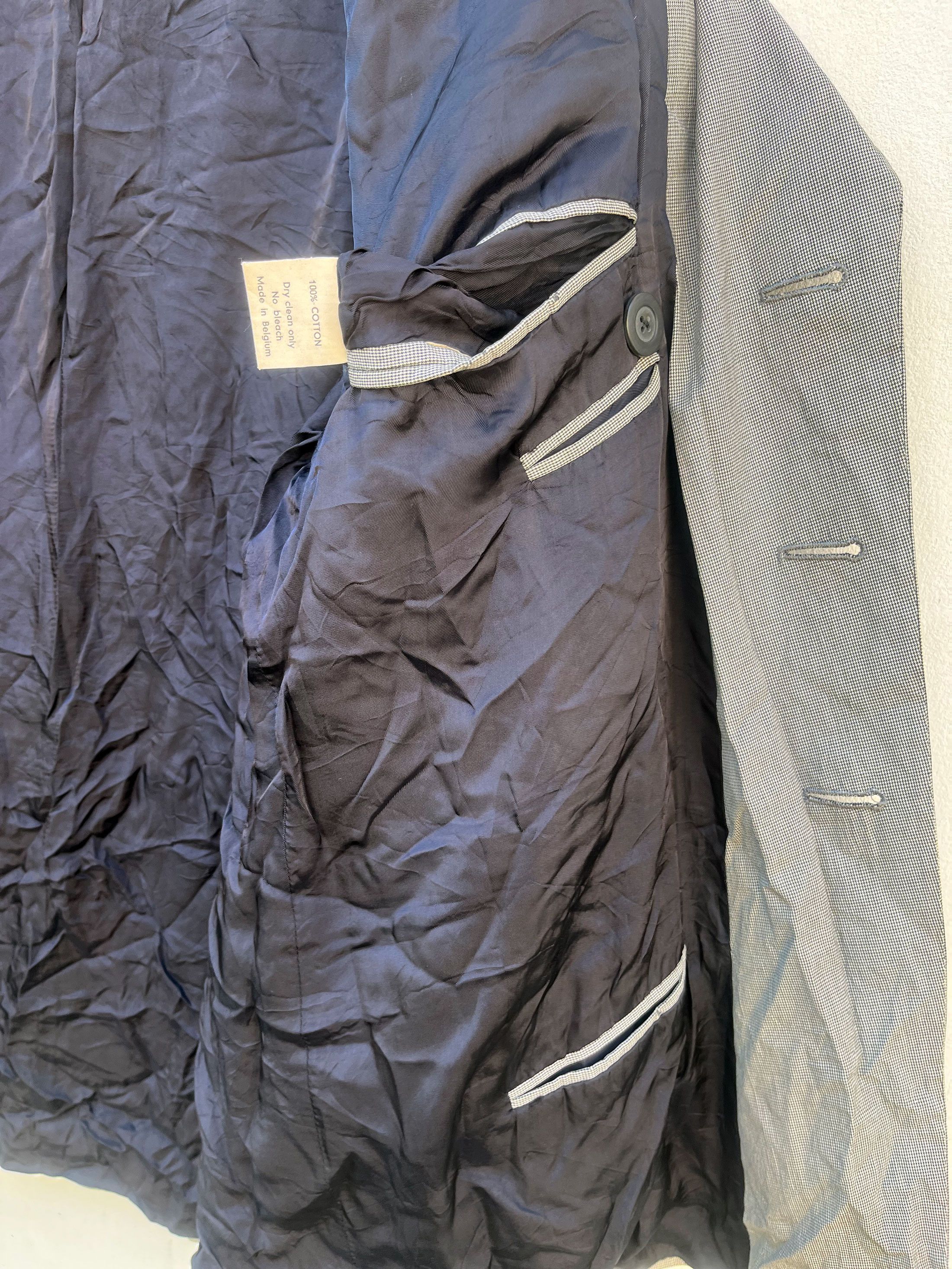 Dries Van Noten Dries Van Noten 3 Button Blazer Suit Size 50R - 10 Thumbnail