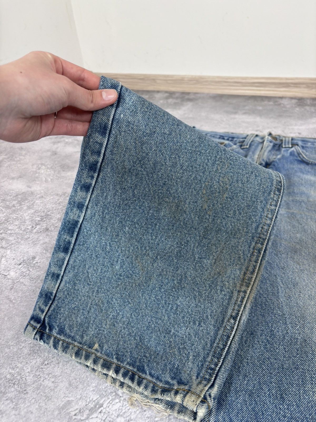 Carhartt Vintage Carhartt Faded Blue Denim Jeans Relaxed Fit Size US 32 / EU 48 - 17 Thumbnail