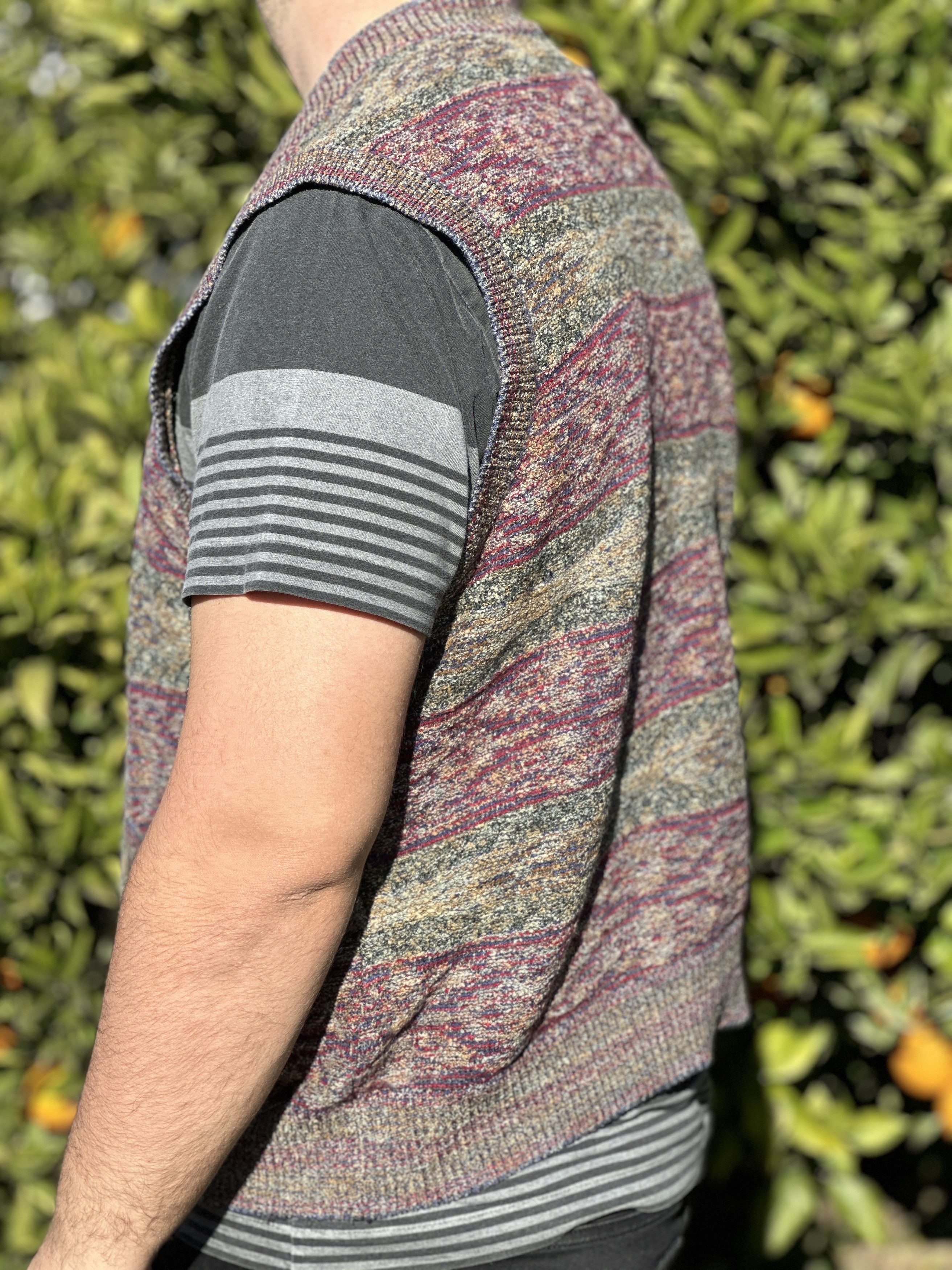 Missoni Missoni Sport Gilet 3D Knit Retro Sweater Vest Size 52 L Size US L / EU 52-54 / 3 - 5 Thumbnail