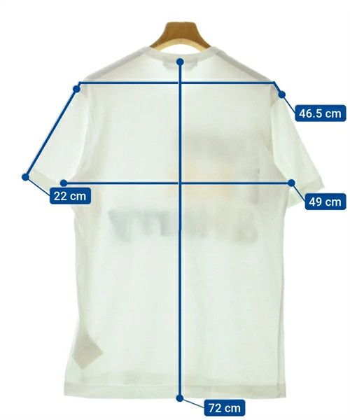Comme des Garcons SHIRT T-Shirts Cotton Short Sleeve Logo Print Crew Neck White Size US L / EU 52-54 / 3 - 3 Thumbnail