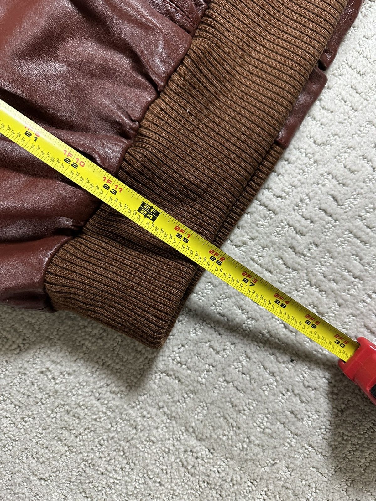 Vintage Vintage 60’s/70’s Burgundy Leather Jacket Size 48 Size US M / EU 48-50 / 2 - 6 Thumbnail