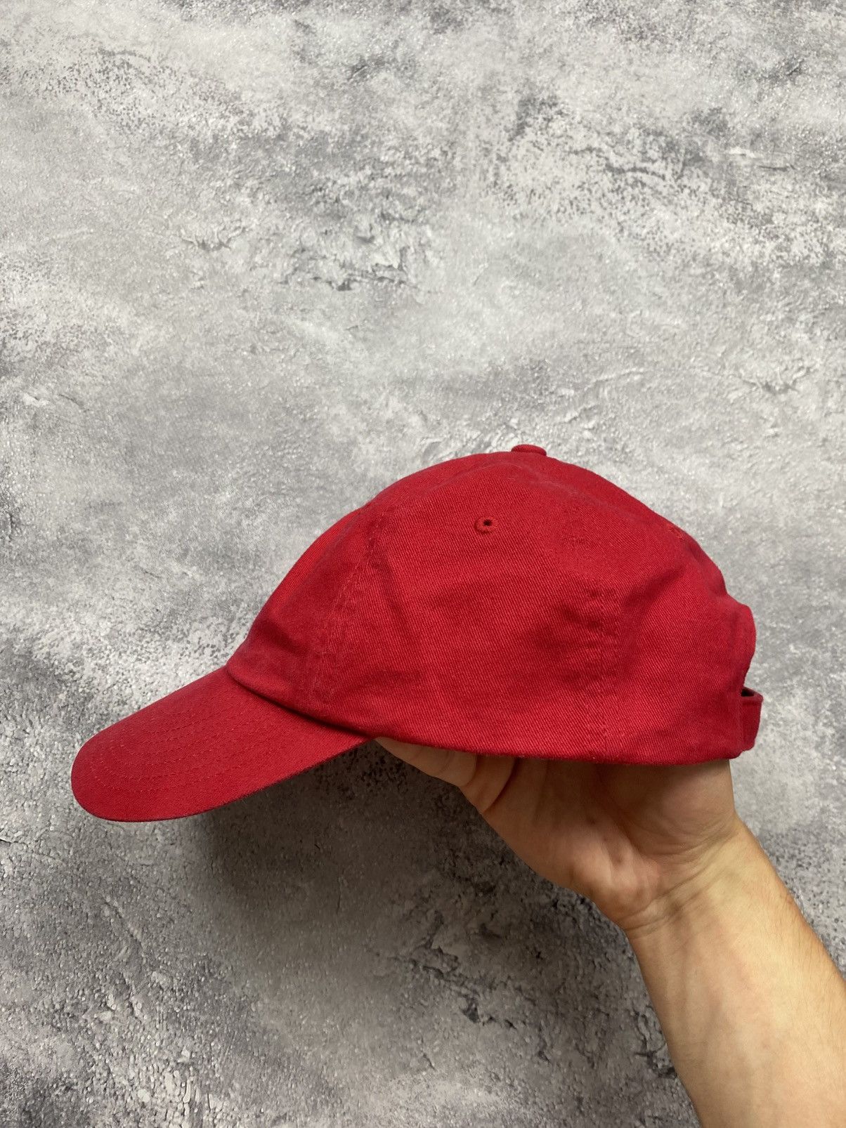 Nike Vintage Nike Cap Red Hat Y2K Spell Out Swoosh Logo 00s Size ONE SIZE - 3 Thumbnail