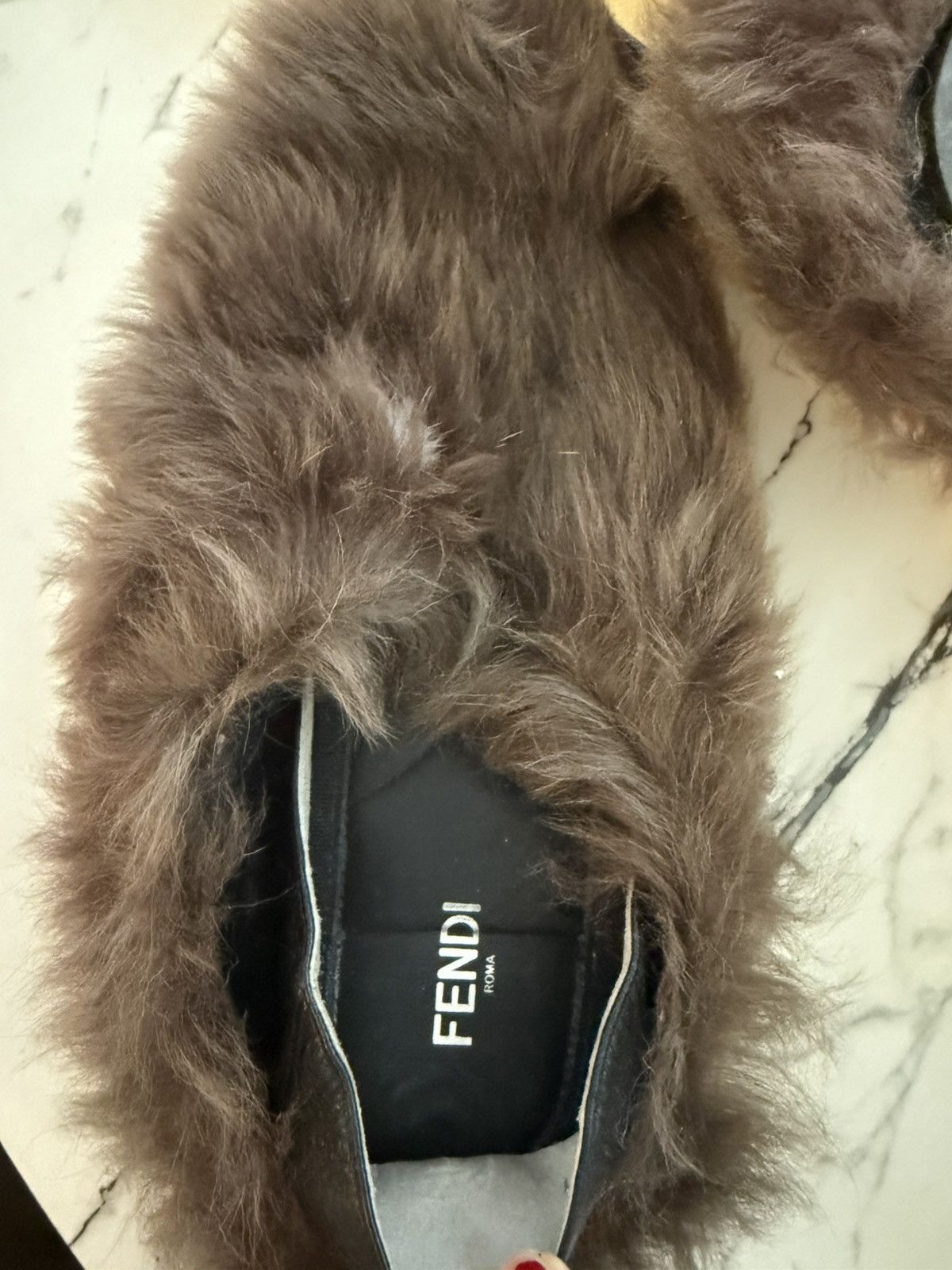 Fendi Fendi Real Fur Men’s Slippers/Mocassins Size US 10 / EU 43 - 4 Thumbnail