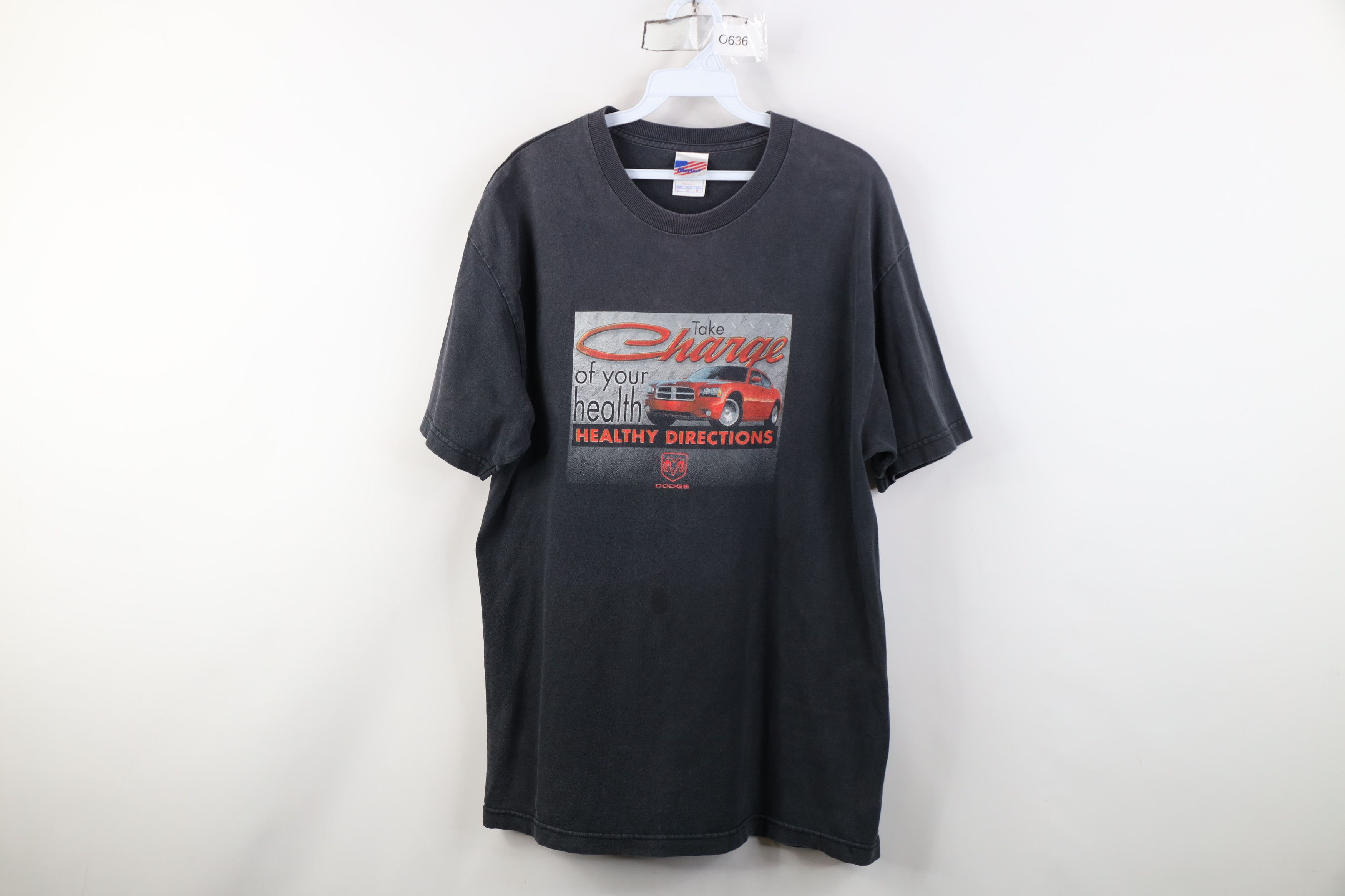 Vintage Vintage 90s Y2K Chevy Dodge Car Racing T-Shirt Black USA Size US L / EU 52-54 / 3 - 1 Thumbnail