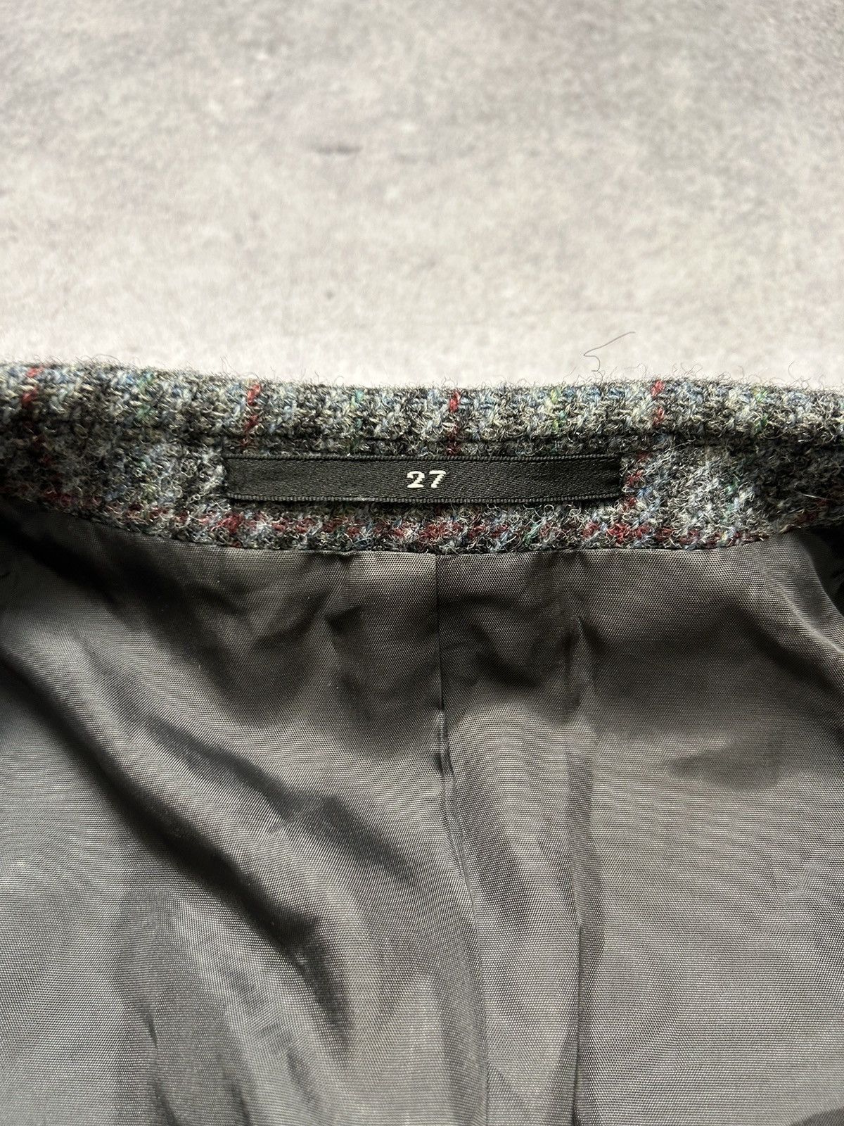 Harris Tweed × Vintage Vintage 90s Harris Tweed Wool Sport Blazer Jacket Old Money Size 40S - 7 Thumbnail