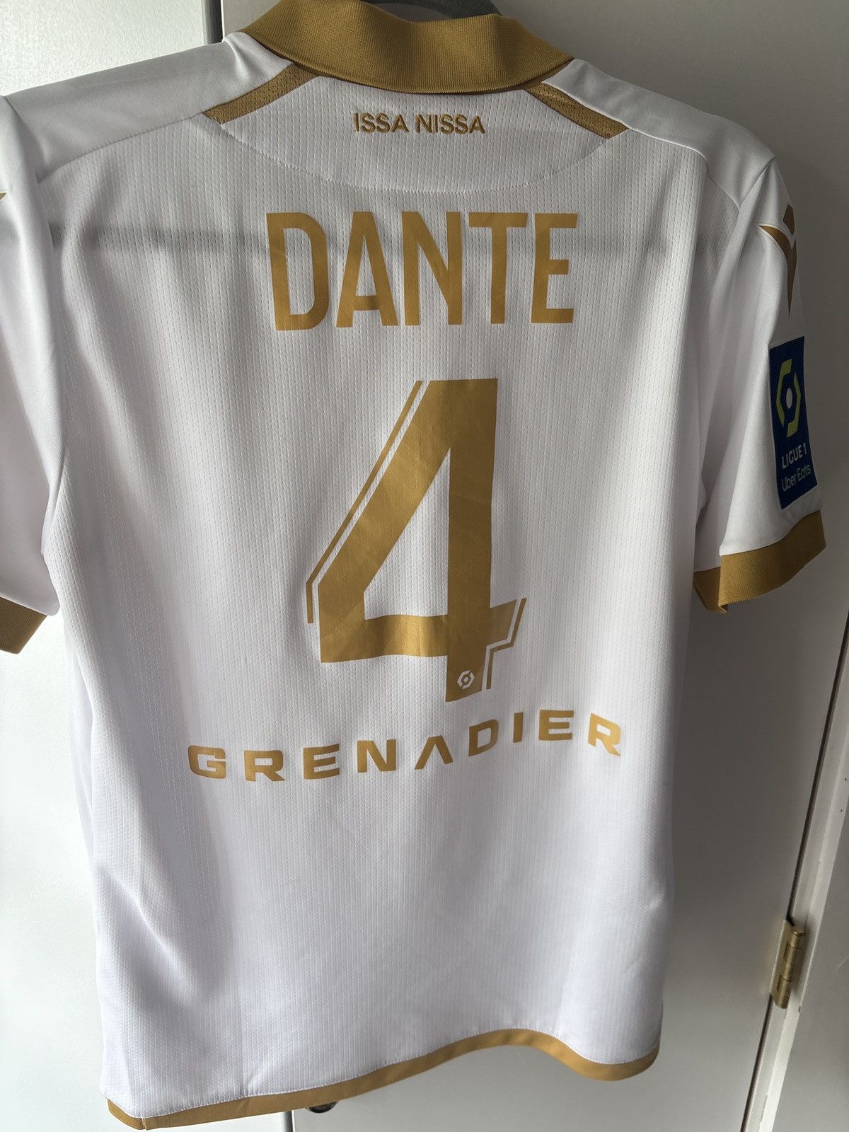 Macron OGC Nice third jersey Men's S Dante Size US S / EU 44-46 / 1 - 2 Thumbnail