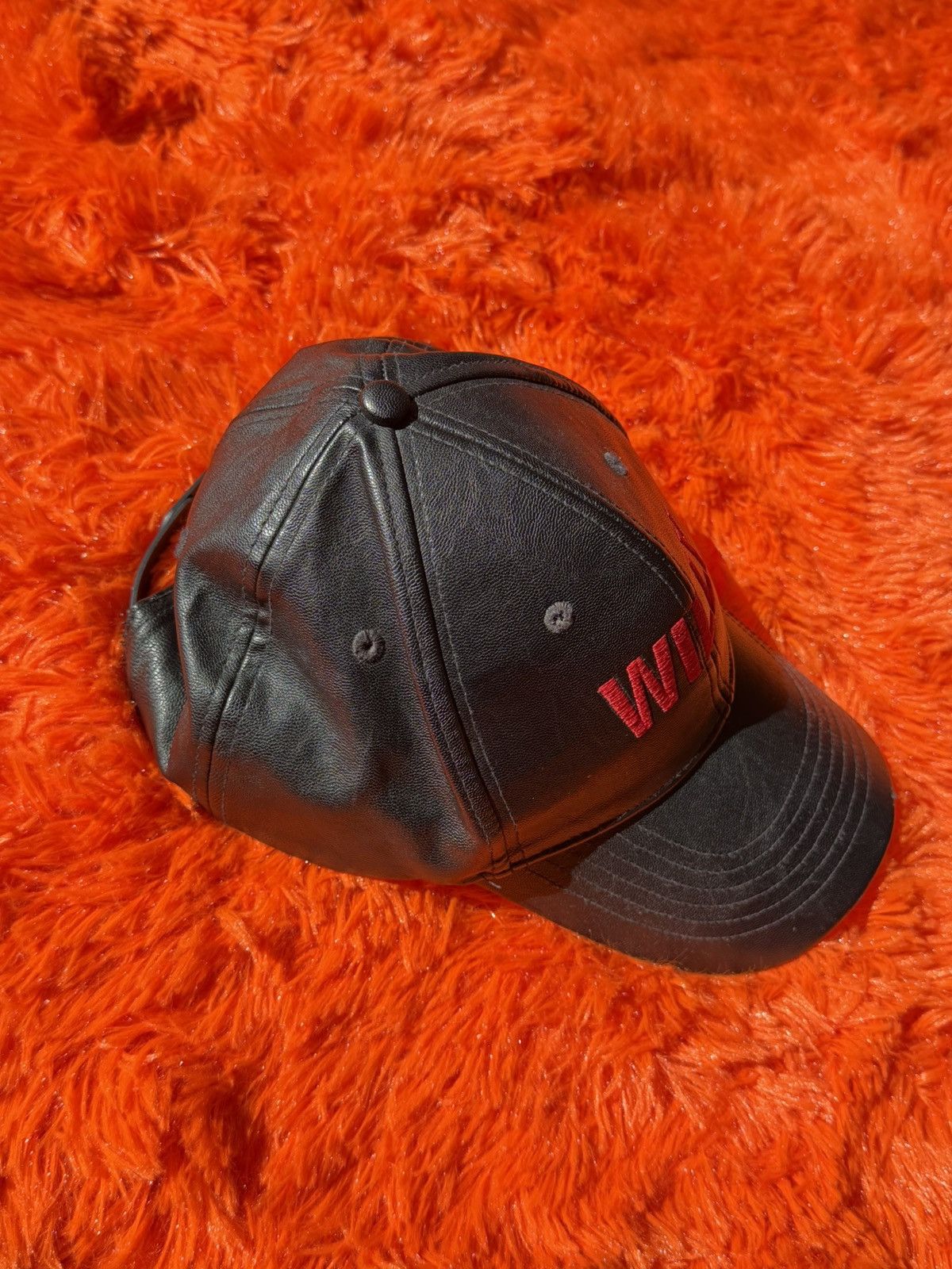 Willy Chavarria Willy Chavarria SS23 „WILLY” leather cap Size ONE SIZE - 3 Thumbnail