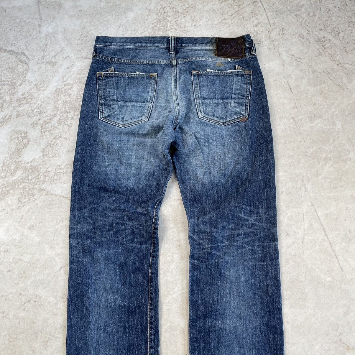 Japanese Brand × Prps PRPS Japan Opium Carti Distressed Baggy Denim Jeans Size US 34 / EU 50 - 12 Thumbnail