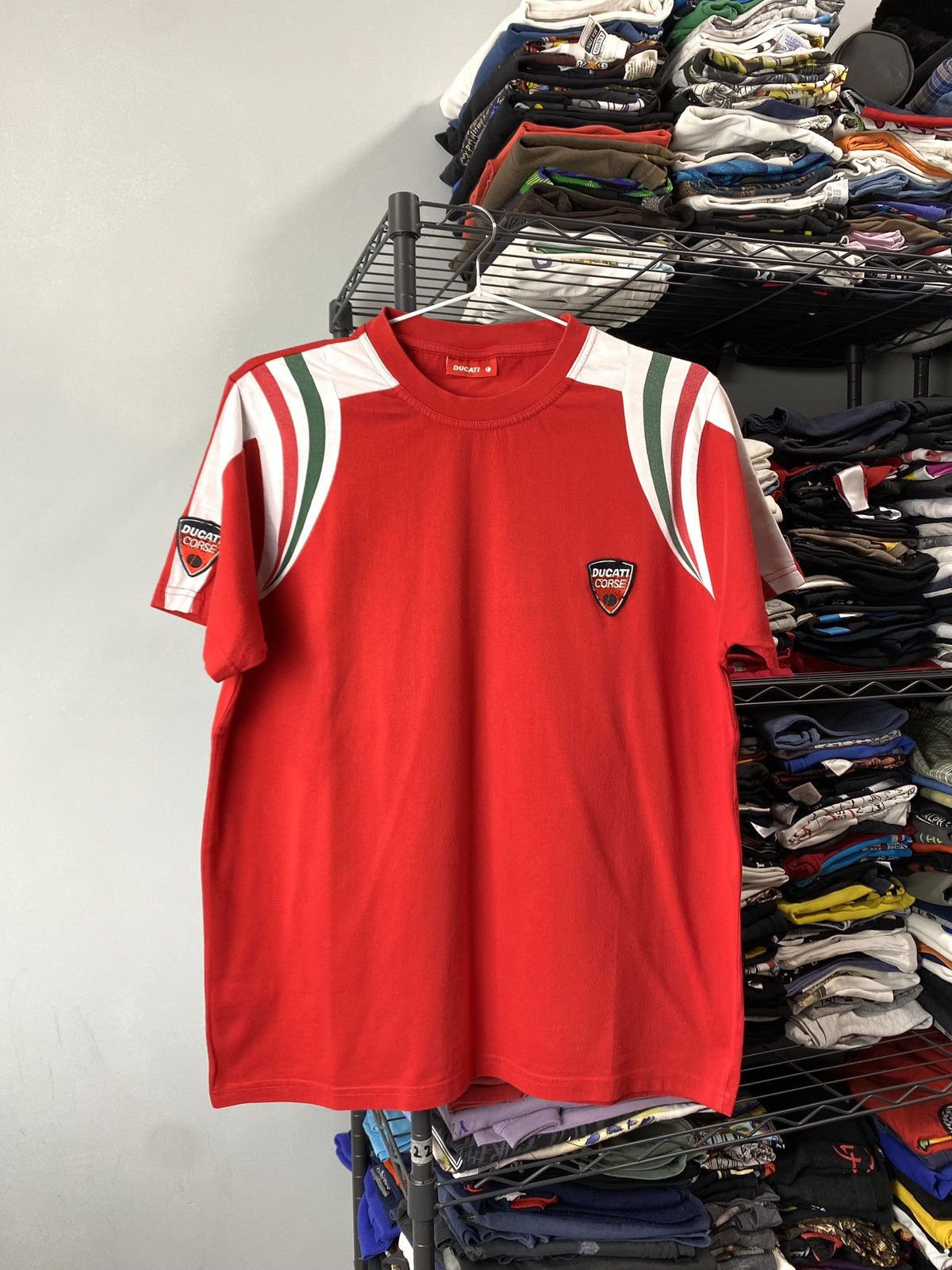 Ducati Vintage 90’s Ducati Corse Racing T Shirt Suzuki Honda Size US M / EU 48-50 / 2 - 1 Thumbnail