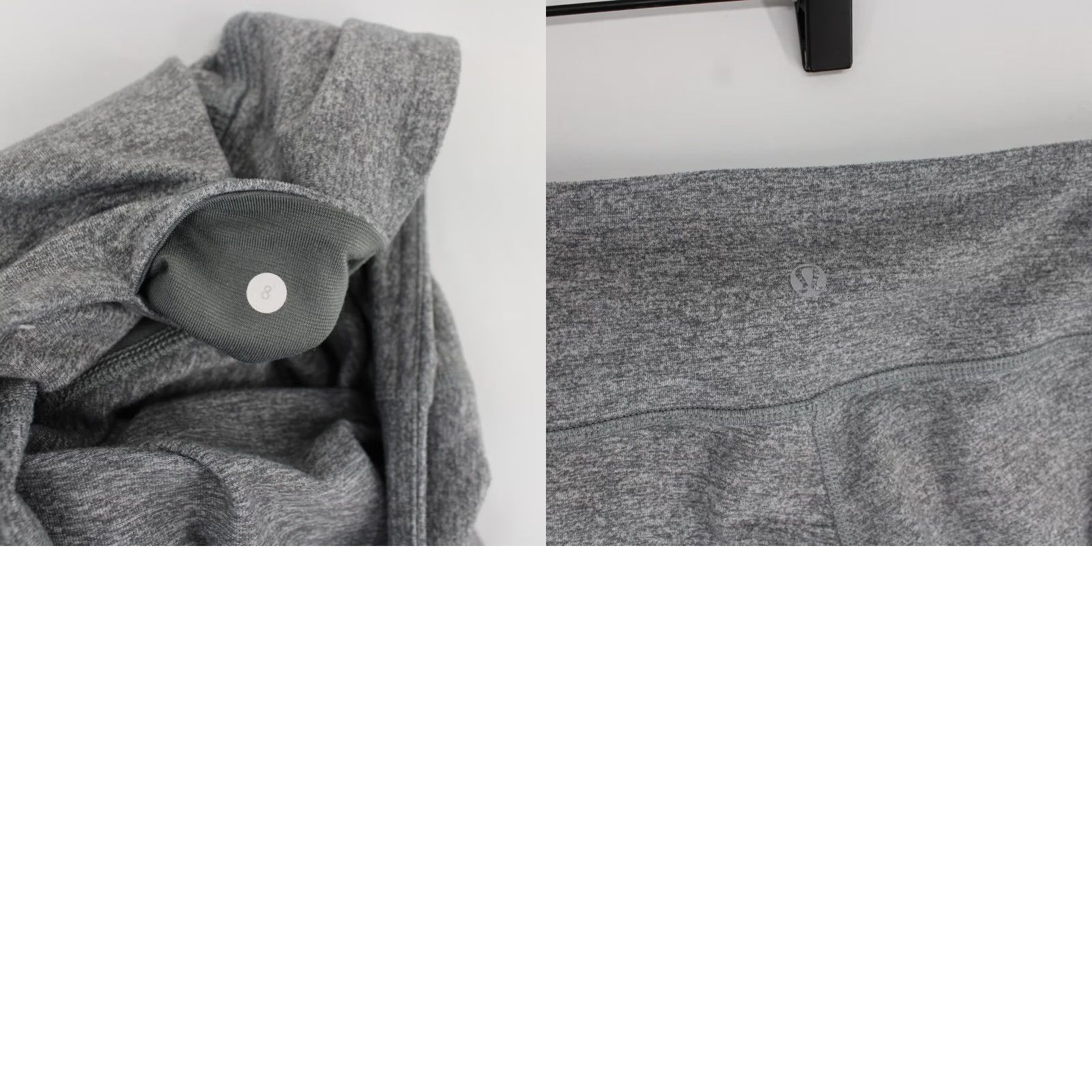 Lululemon Lululemon Cap Womens 8 Gray Wunder Under Leggings Heather Crop Capri Yoga Athletic Size 30" / US 8 / IT 44 - 8 Thumbnail