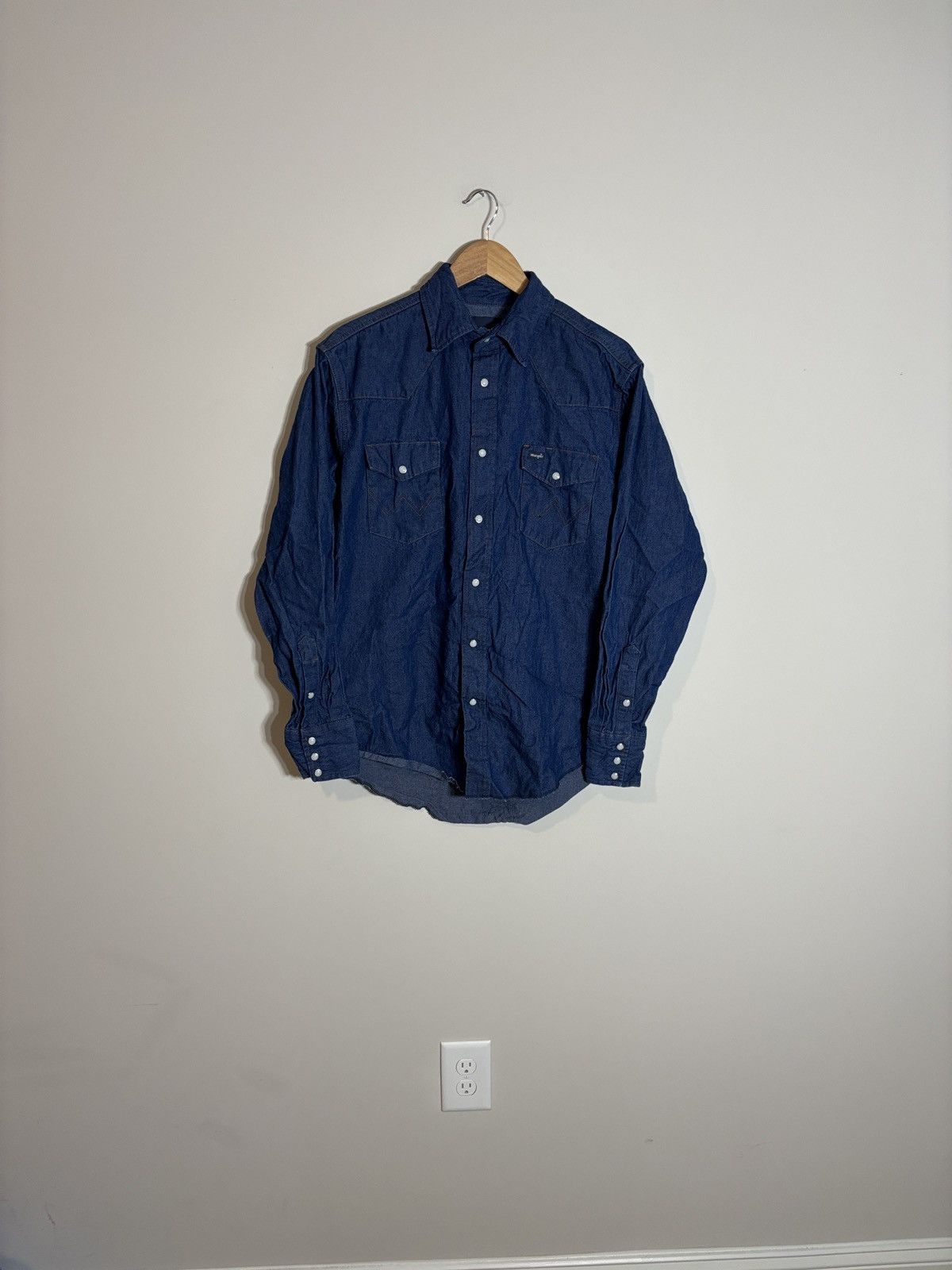 Wrangler Wrangler Denim Pearl Snap Western Shirt Size US L / EU 52-54 / 3 - 1 Thumbnail